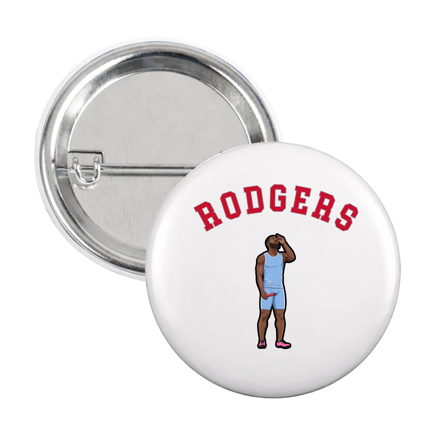 Game Day Button — Shirsey Arch in White