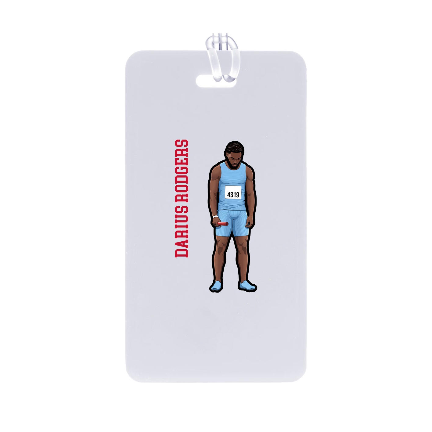 Bag Tag — Name Vertical in Classic