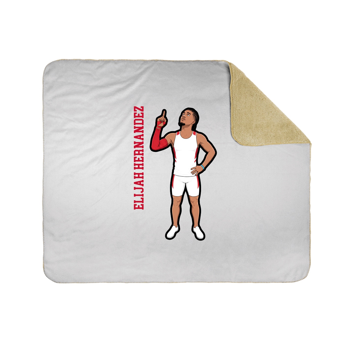 50x60 Sherpa Lined Throw Blanket
