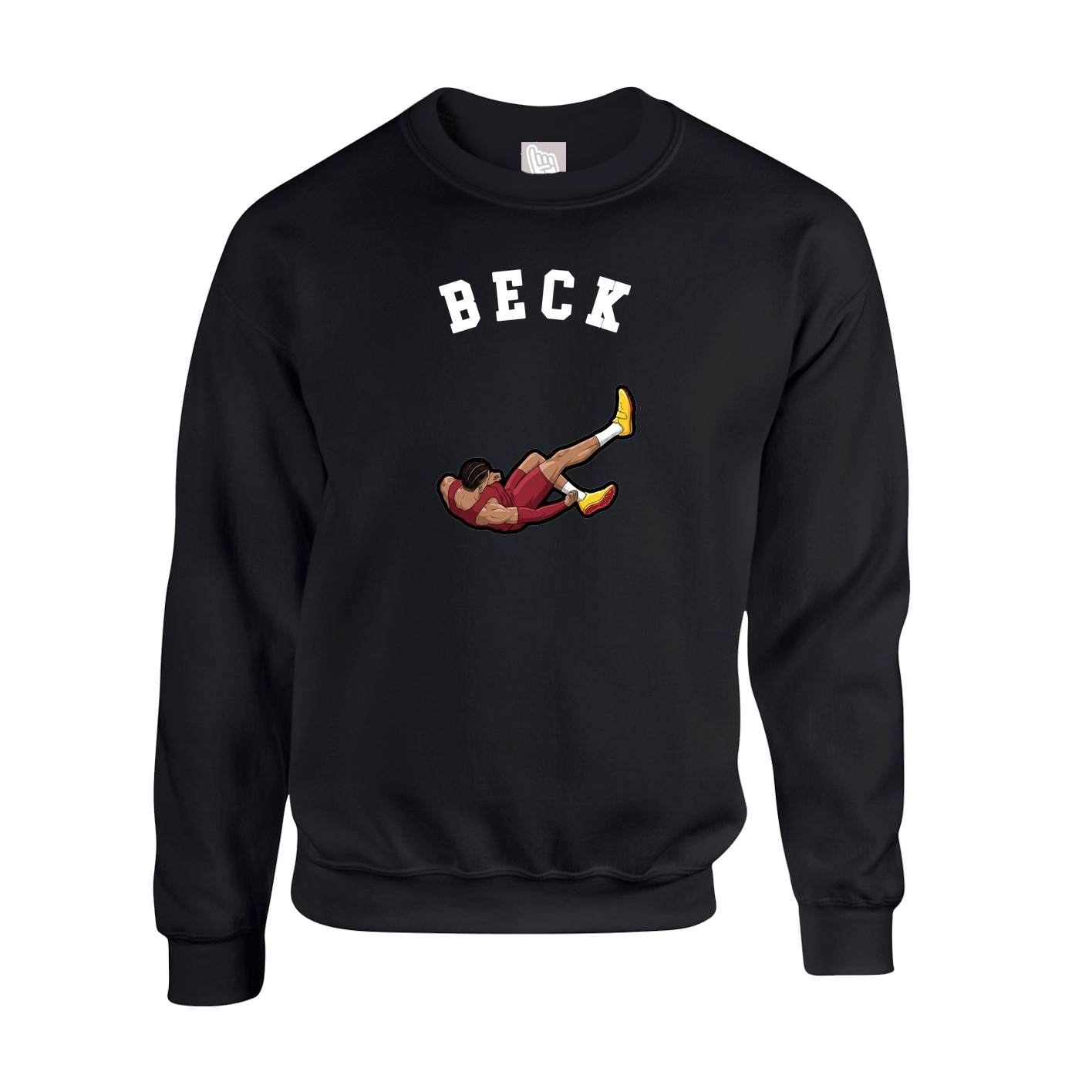 Fleece Crew — Shirsey Arch in Black