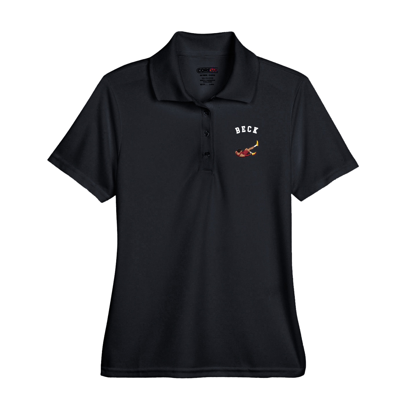 Performance Polo — Shirsey Arch in Black