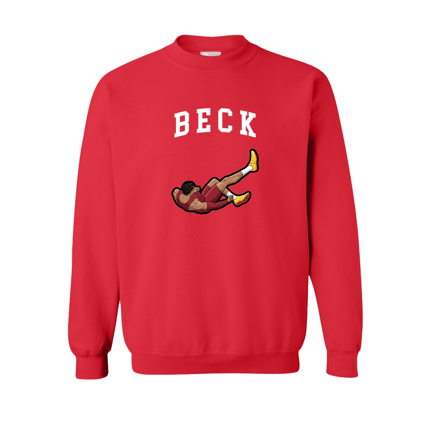 Fleece Crew — Shirsey in Red