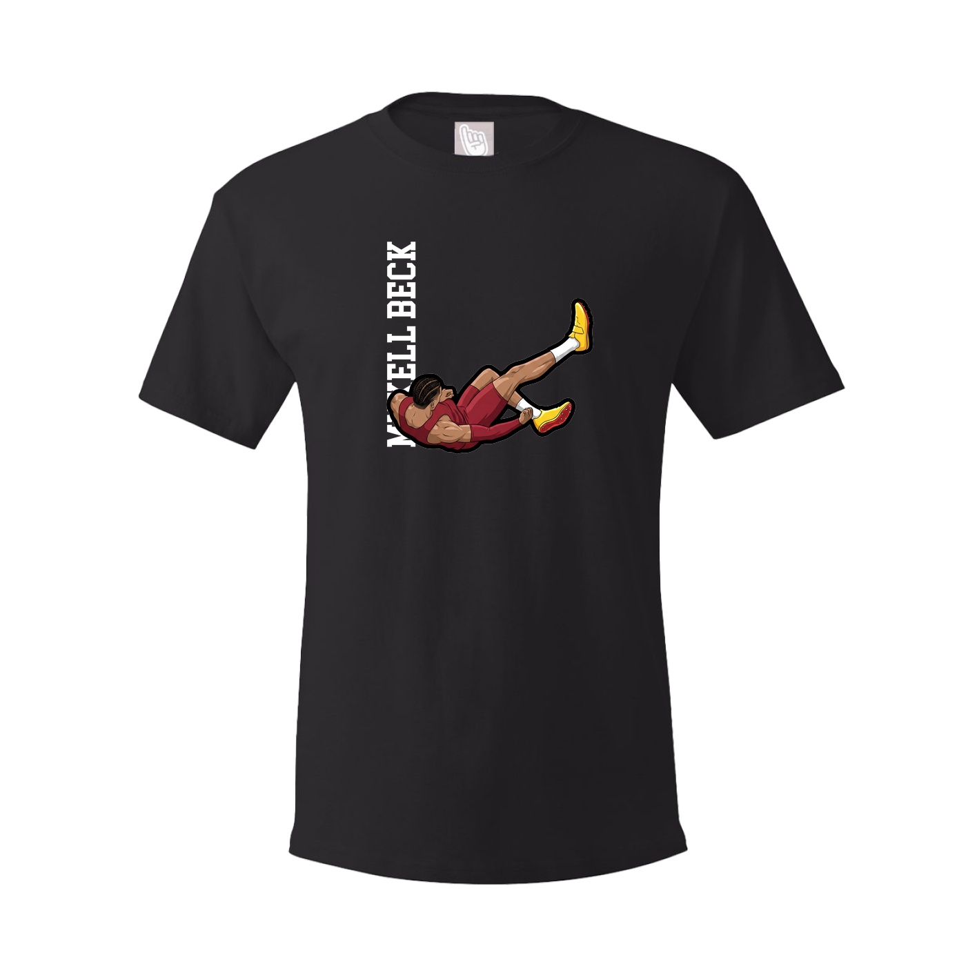 Youth Tee — Name Vertical in Black