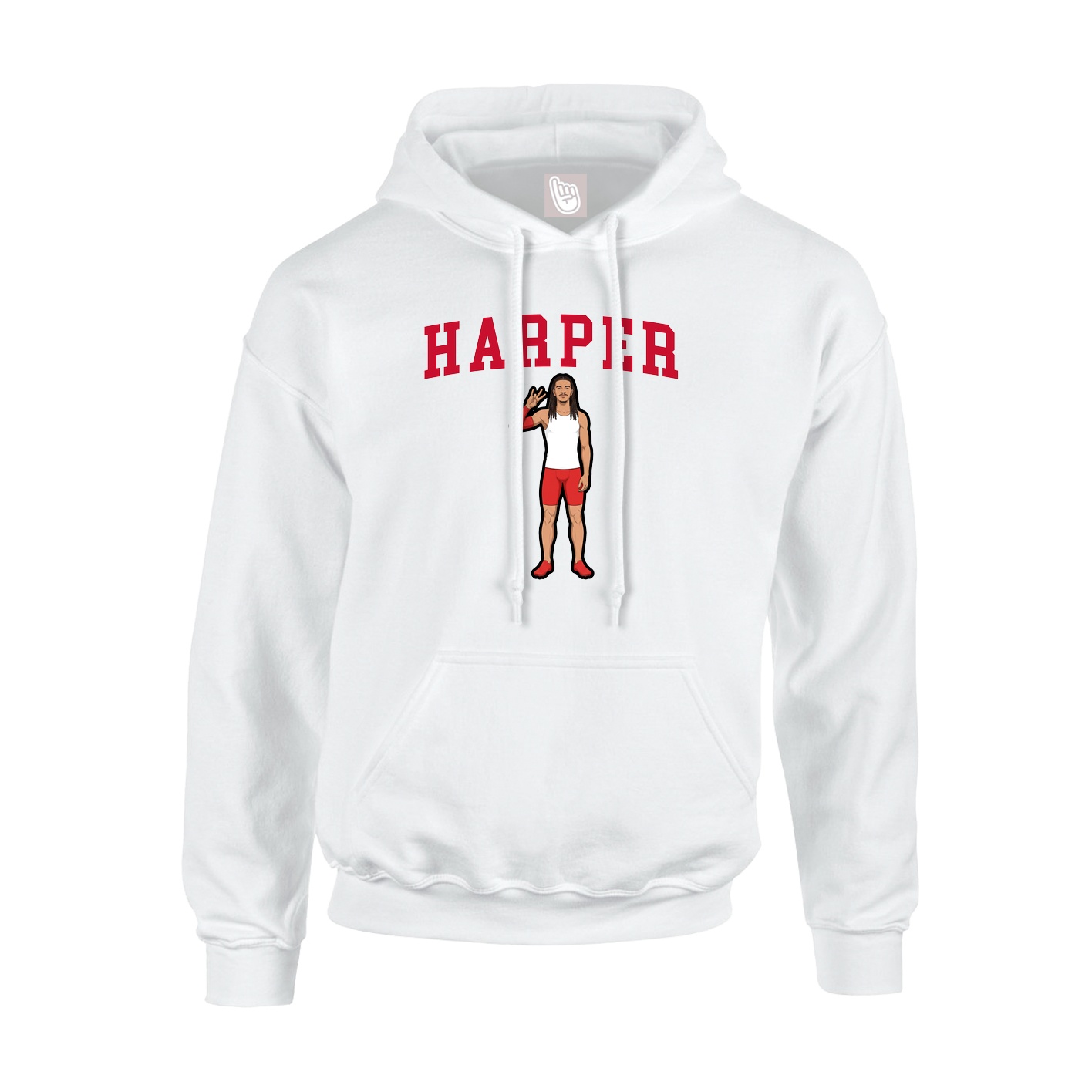 Youth Hoodie — Shirsey in White