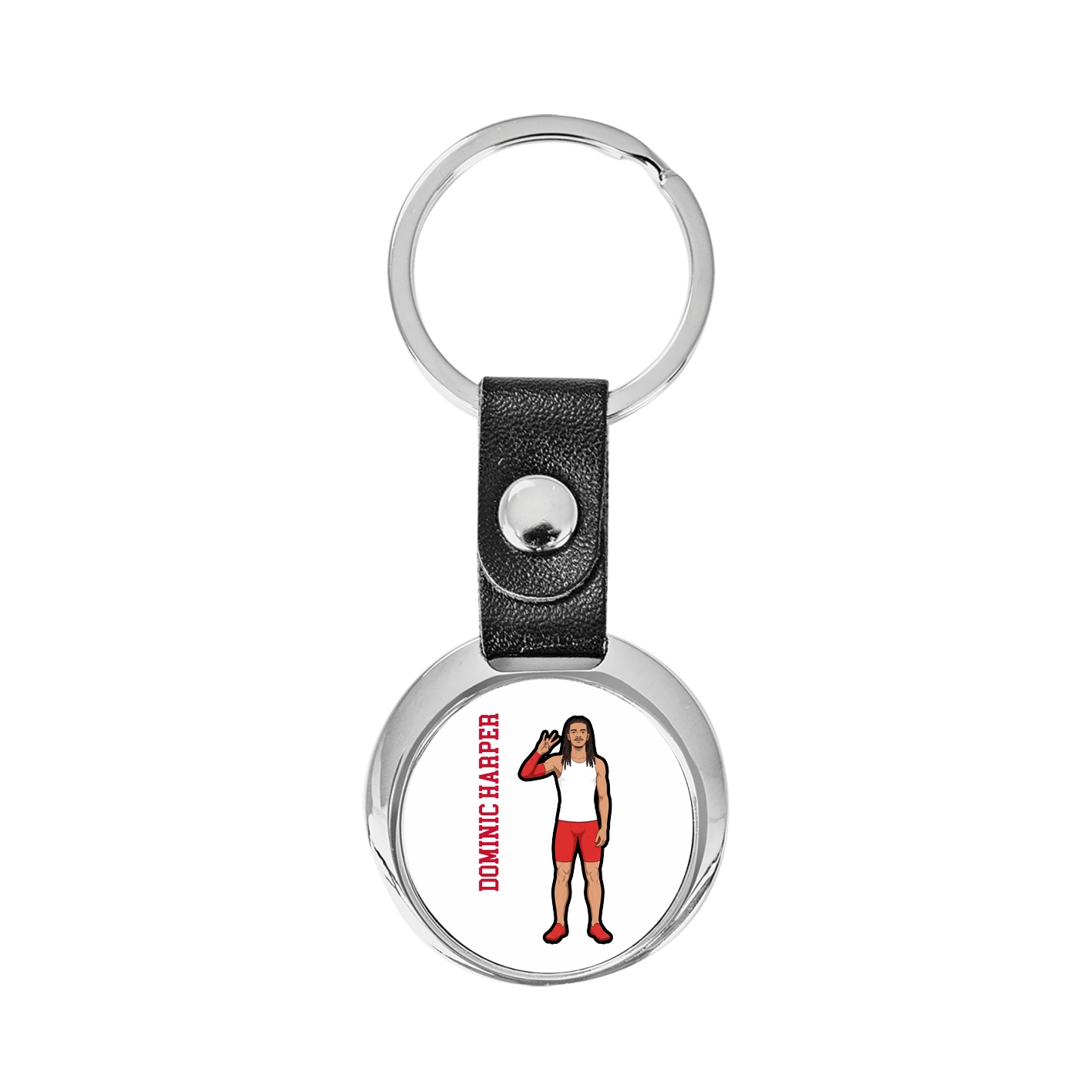 Key Chain — Name Vertical in Classic