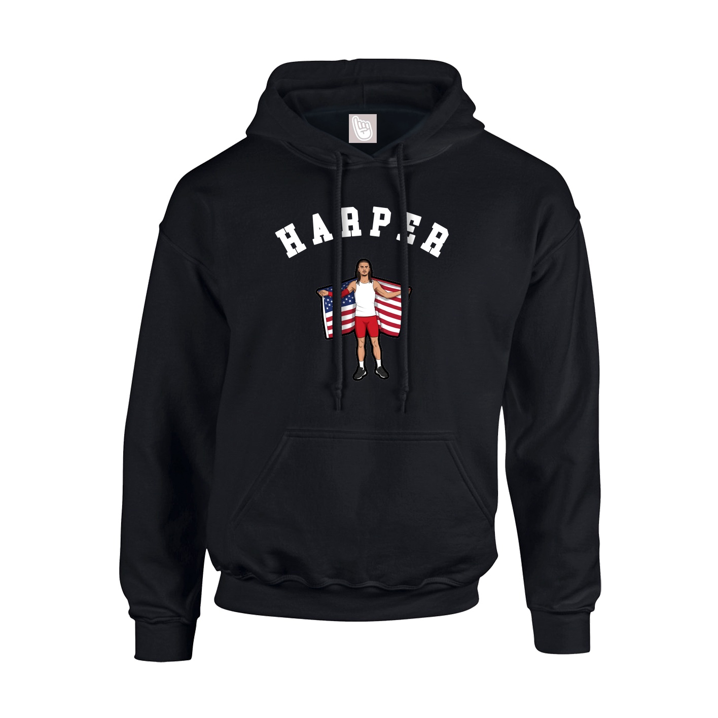 Youth Hoodie — Shirsey Arch in Black
