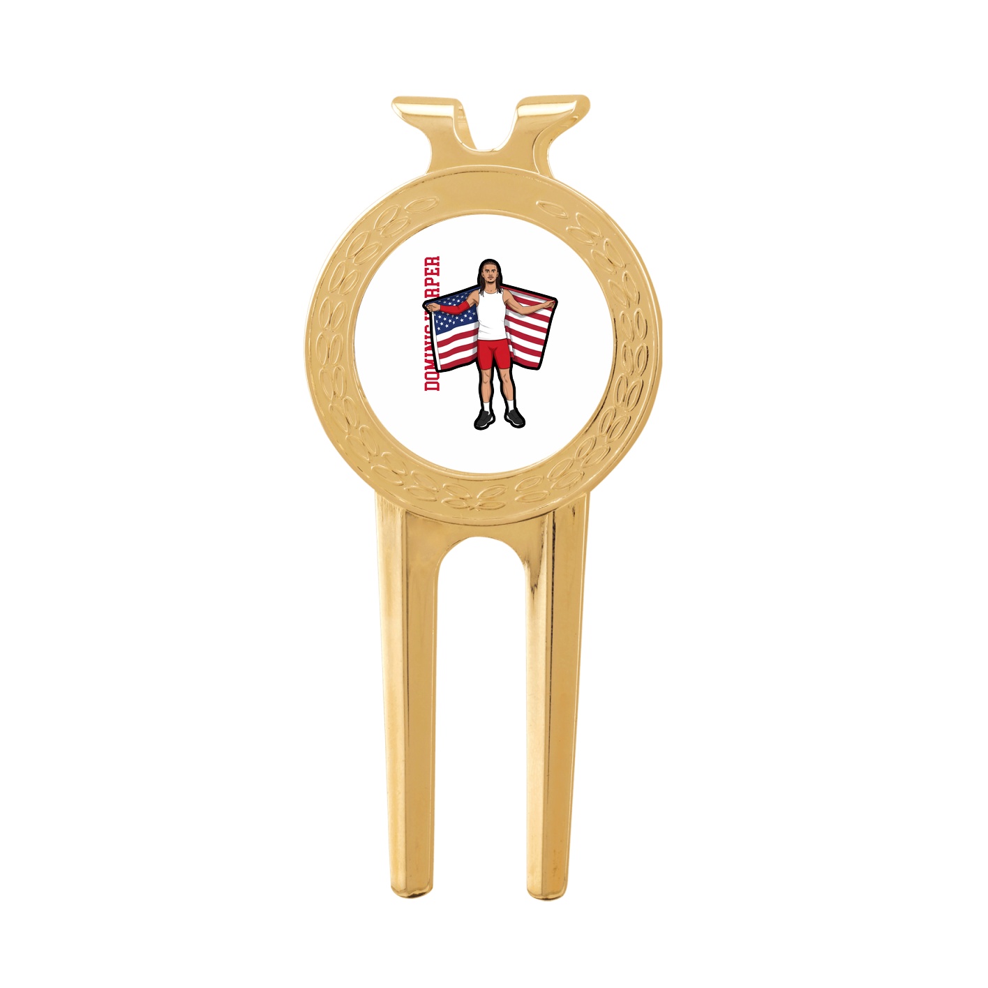 Divot Tool with Ball Marker — Name Vertical in Classic