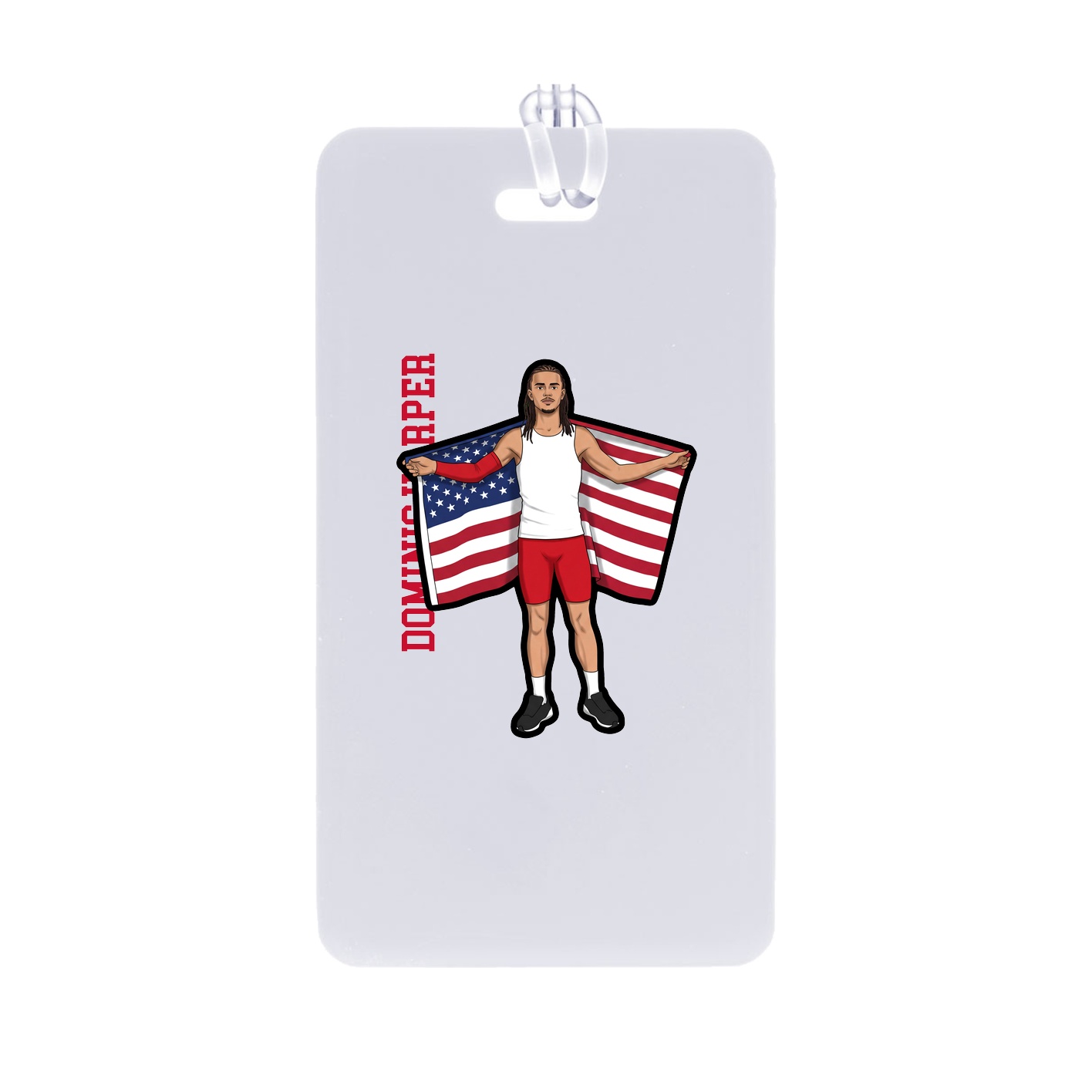 Bag Tag — Name Vertical in Classic