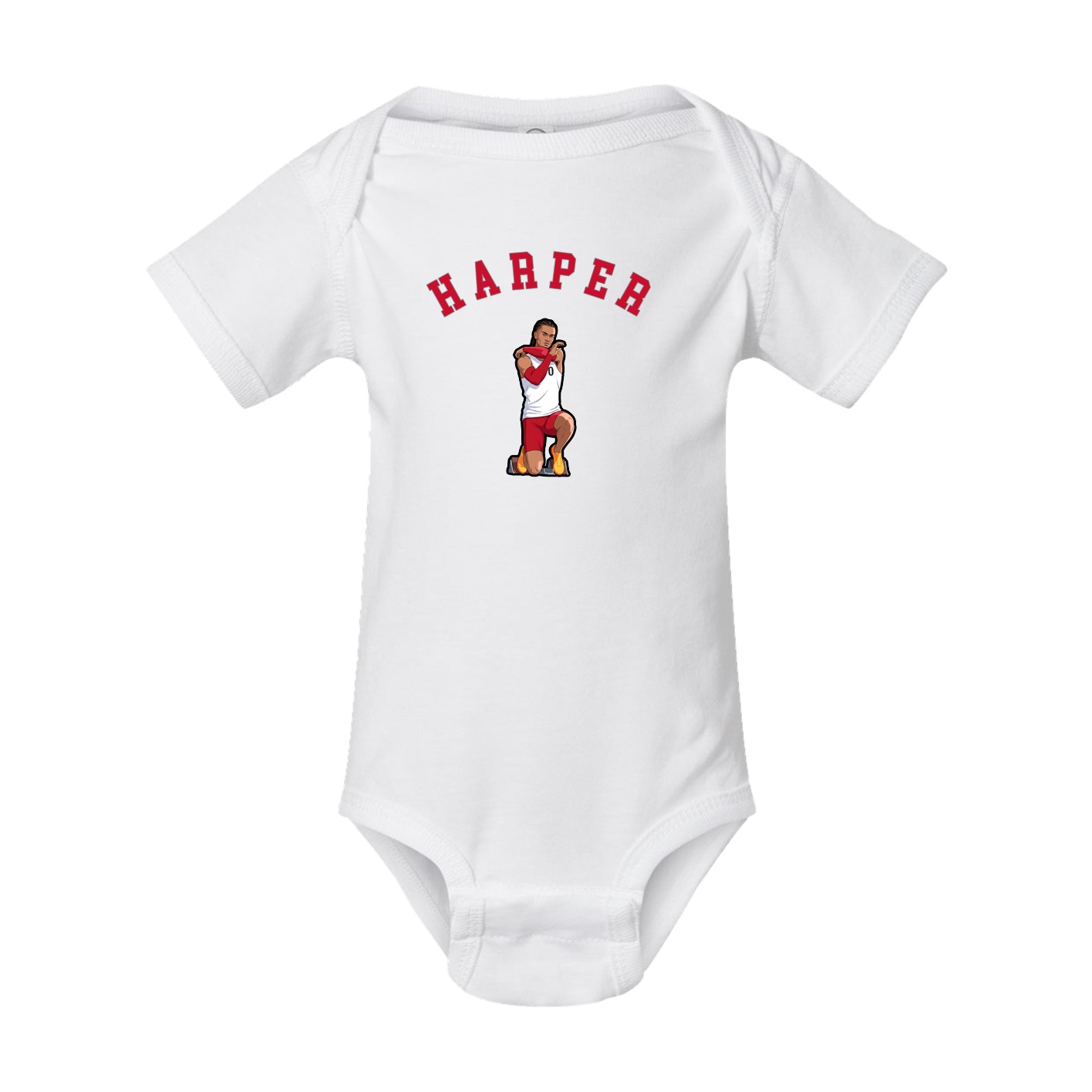 Baby Onesie — Shirsey Arch in White