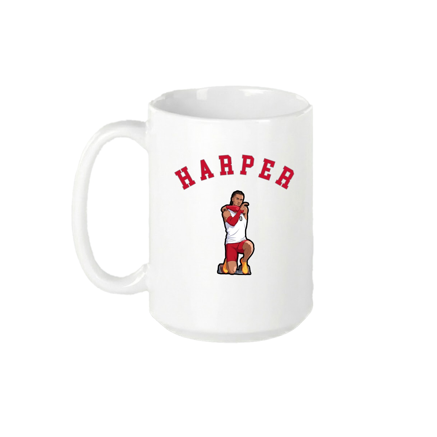 15oz Coffee Mug — Shirsey Arch in White