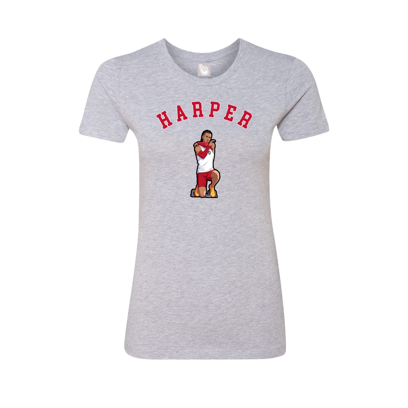 Womens Tee — Shirsey Arch in Grey