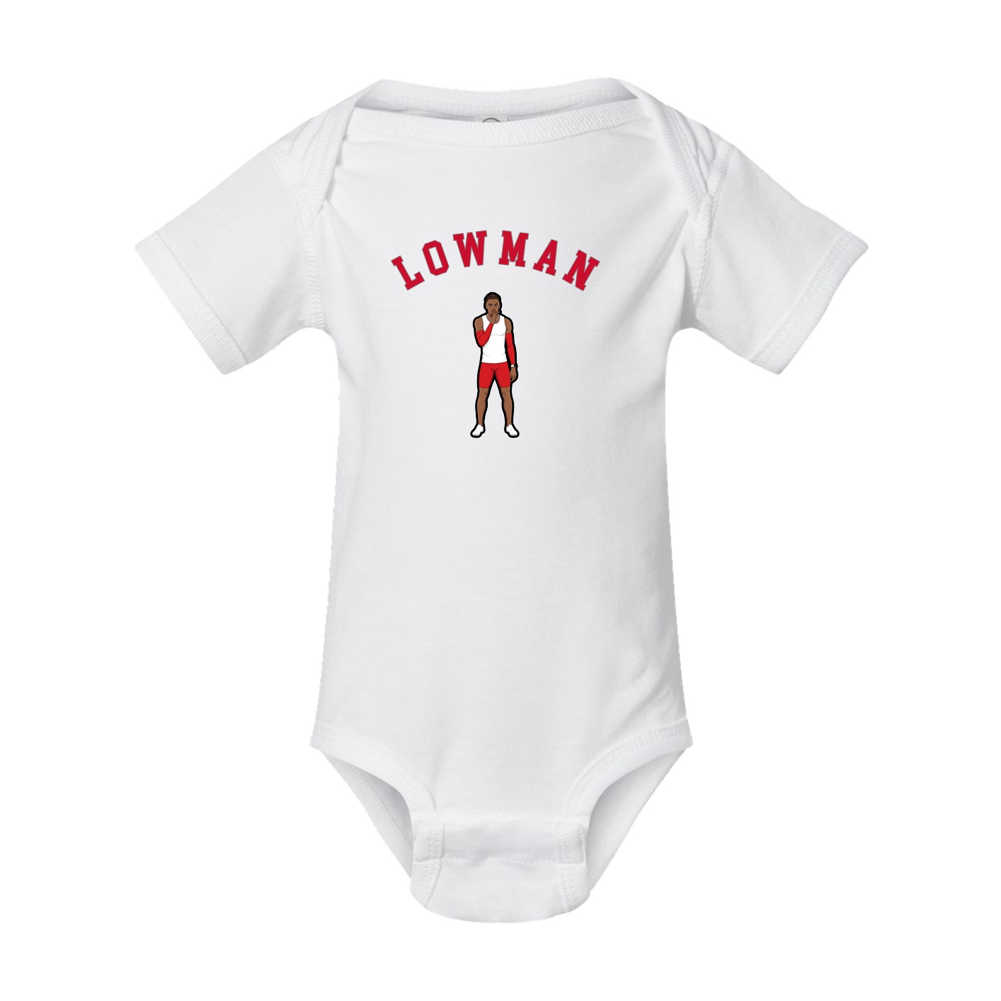 Baby Onesie — Shirsey Arch in White