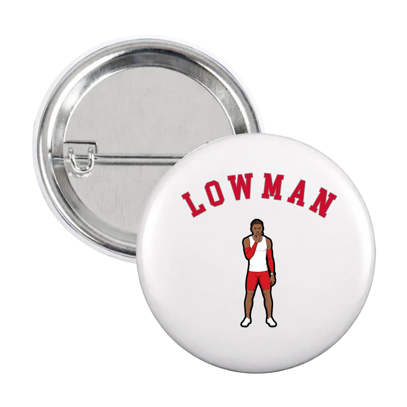 Game Day Button — Shirsey Arch in White