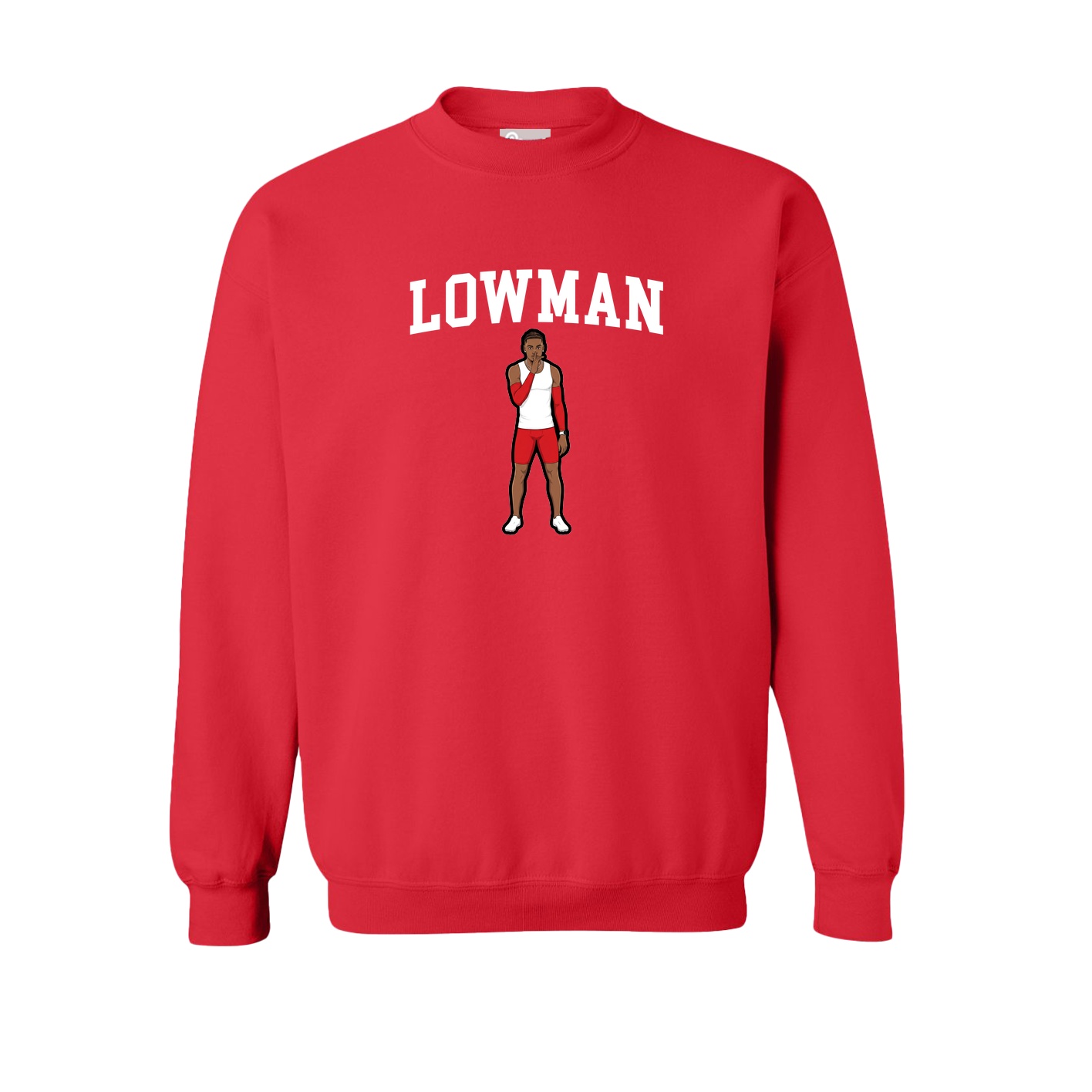Fleece Crew — Shirsey in Red