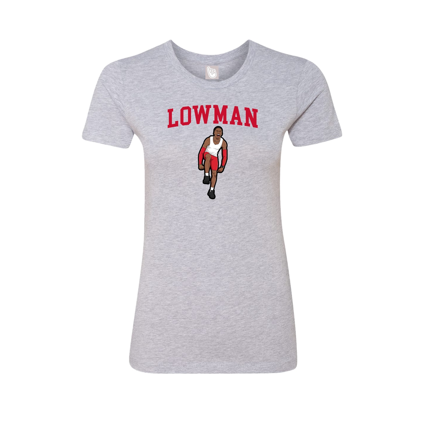 Fitted Women's Tee — Shirsey in Grey