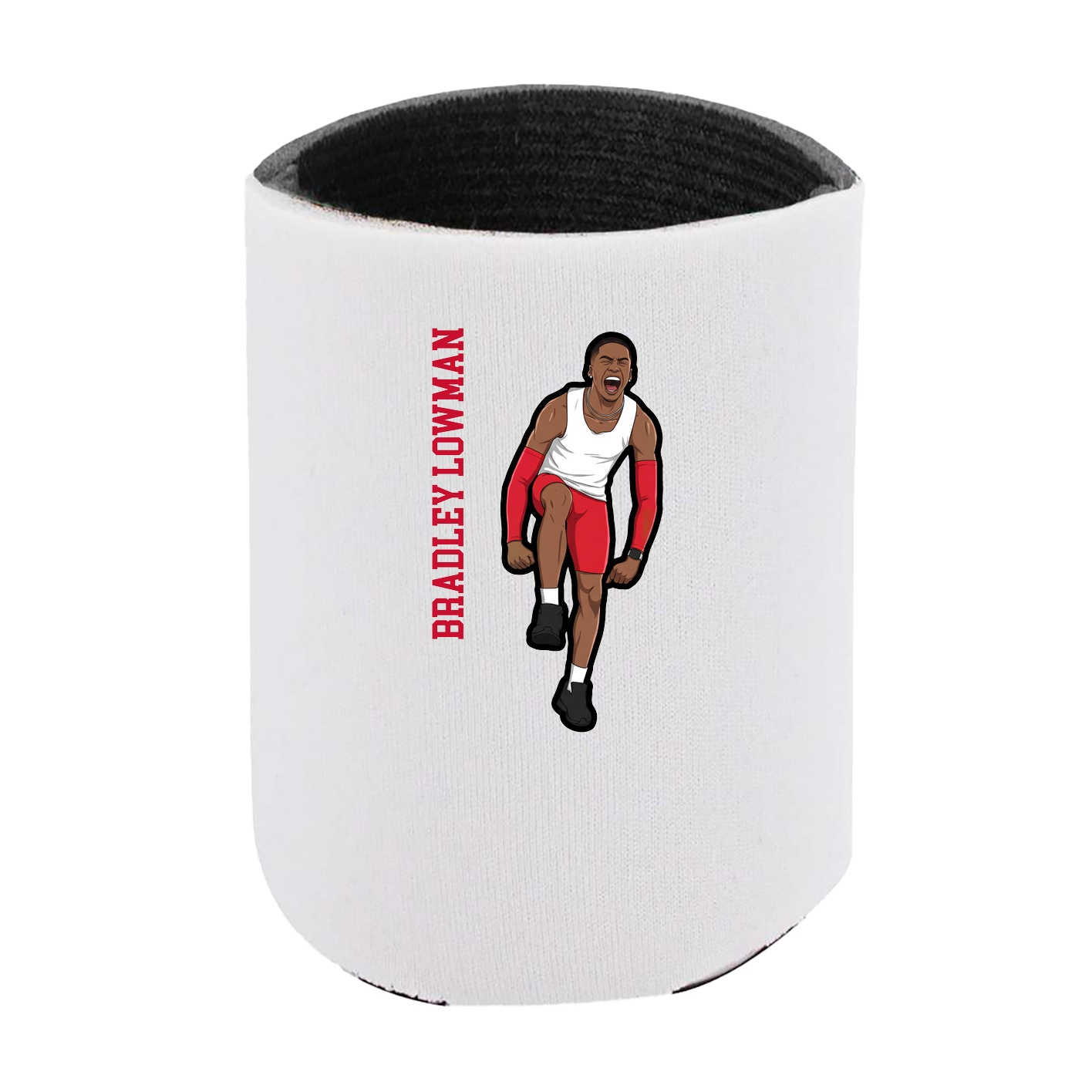 Can Holder — Name Vertical in White