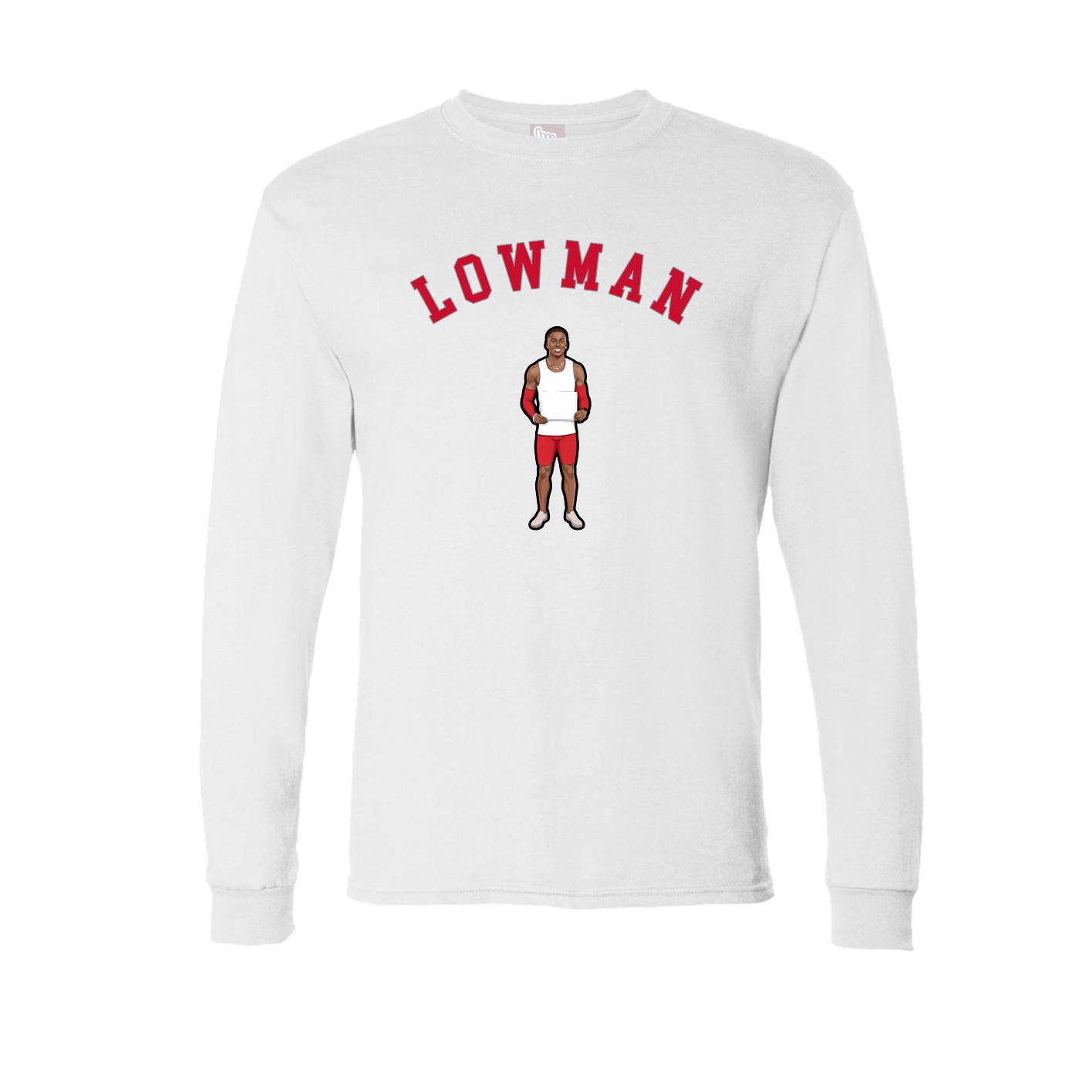 Long Sleeve Tee — Shirsey Arch in White