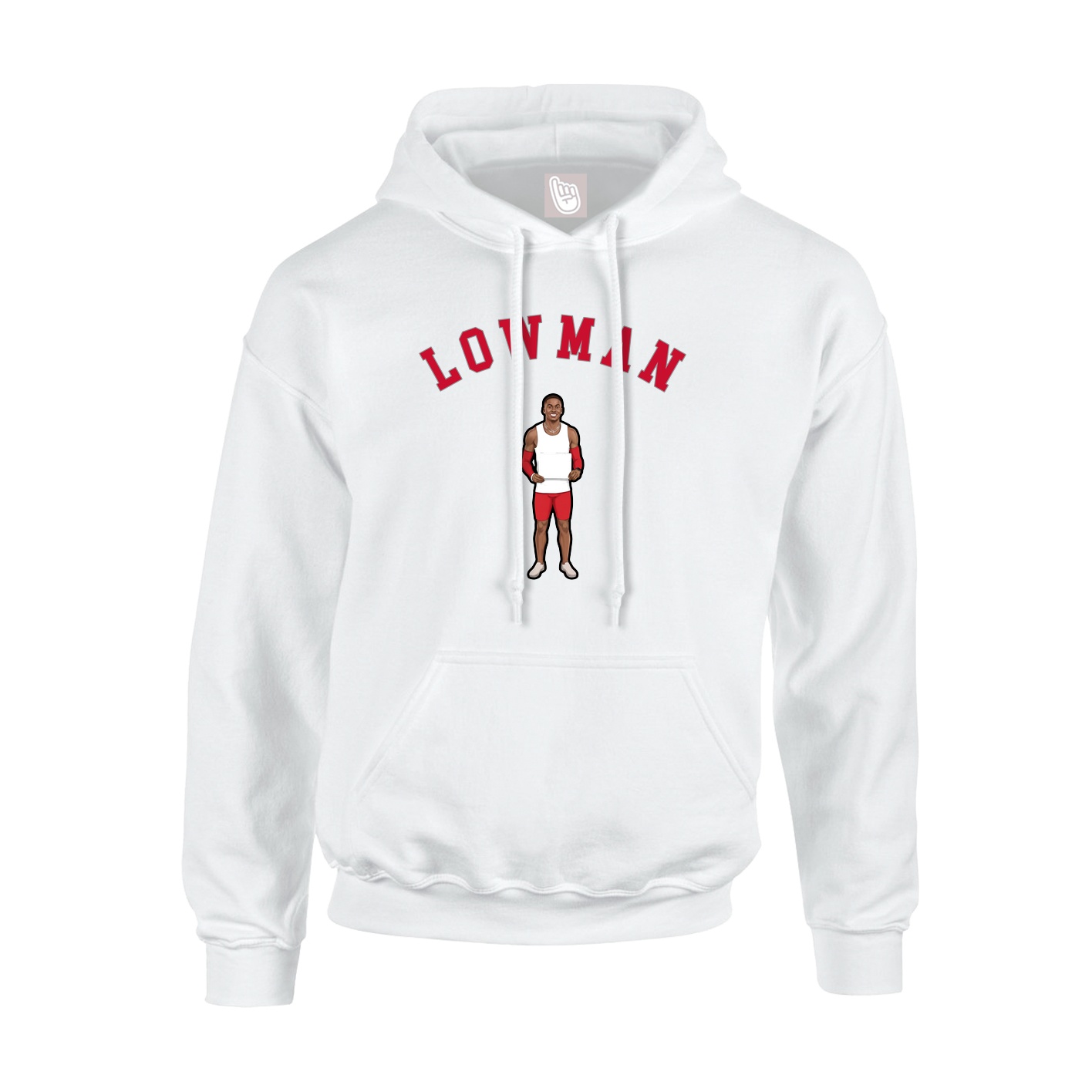Youth Hoodie — Shirsey Arch in White