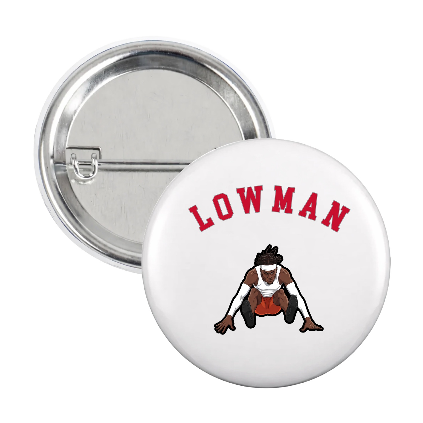 Game Day Button — Shirsey Arch in White