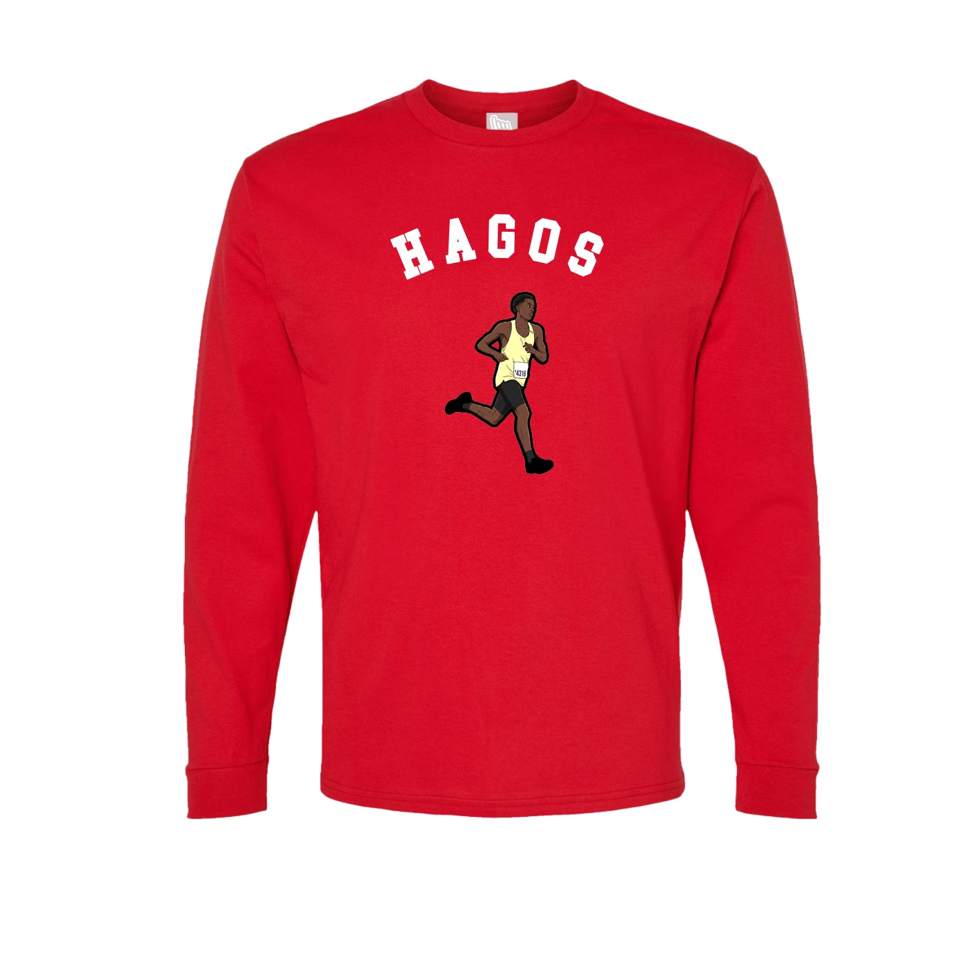 Long Sleeve Tee — Shirsey Arch in Red