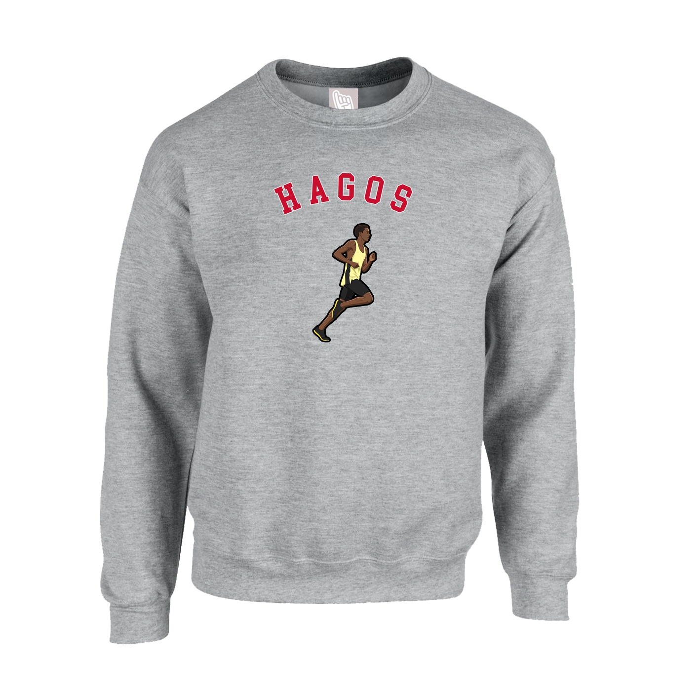 Fleece Crew — Shirsey Arch in Grey