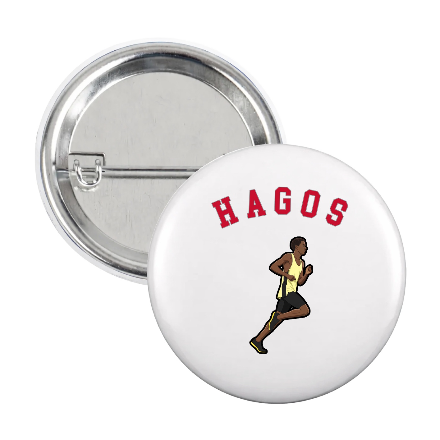 Game Day Button — Shirsey Arch in White