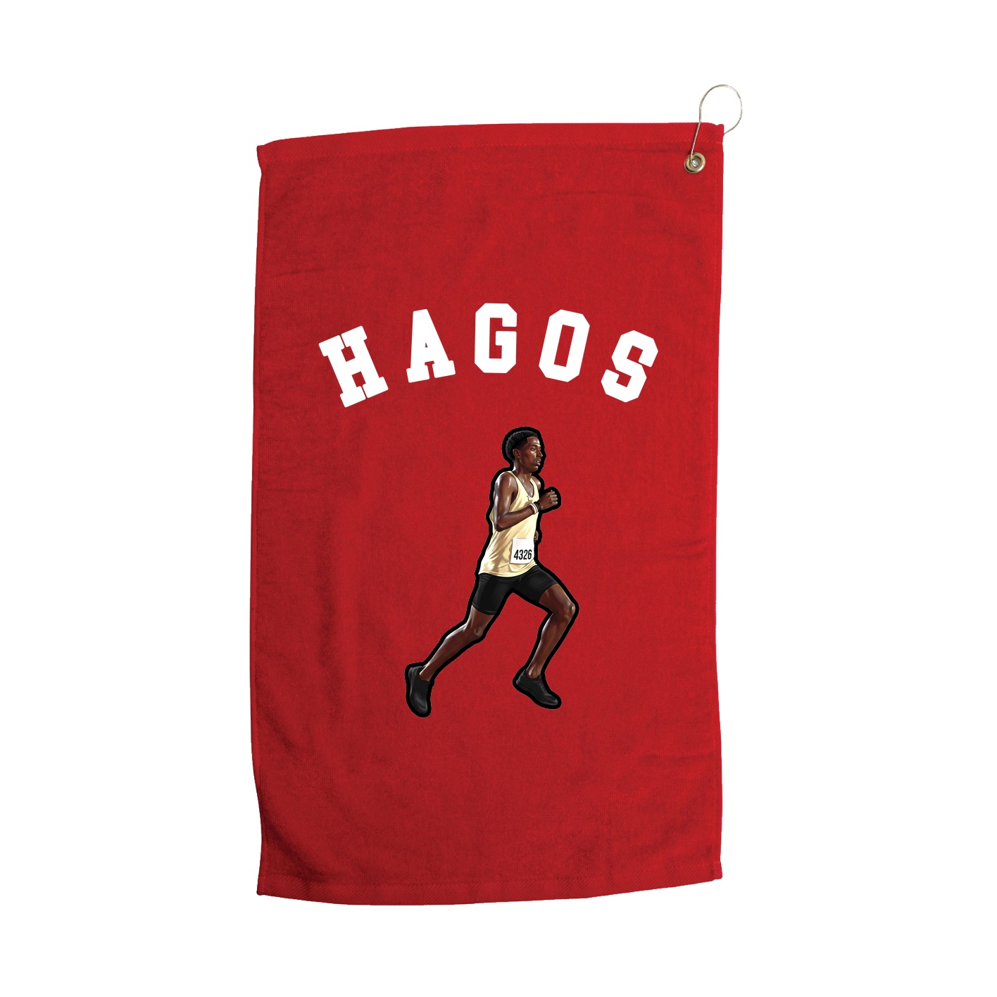 Golf Towel — Shirsey Arch in Red