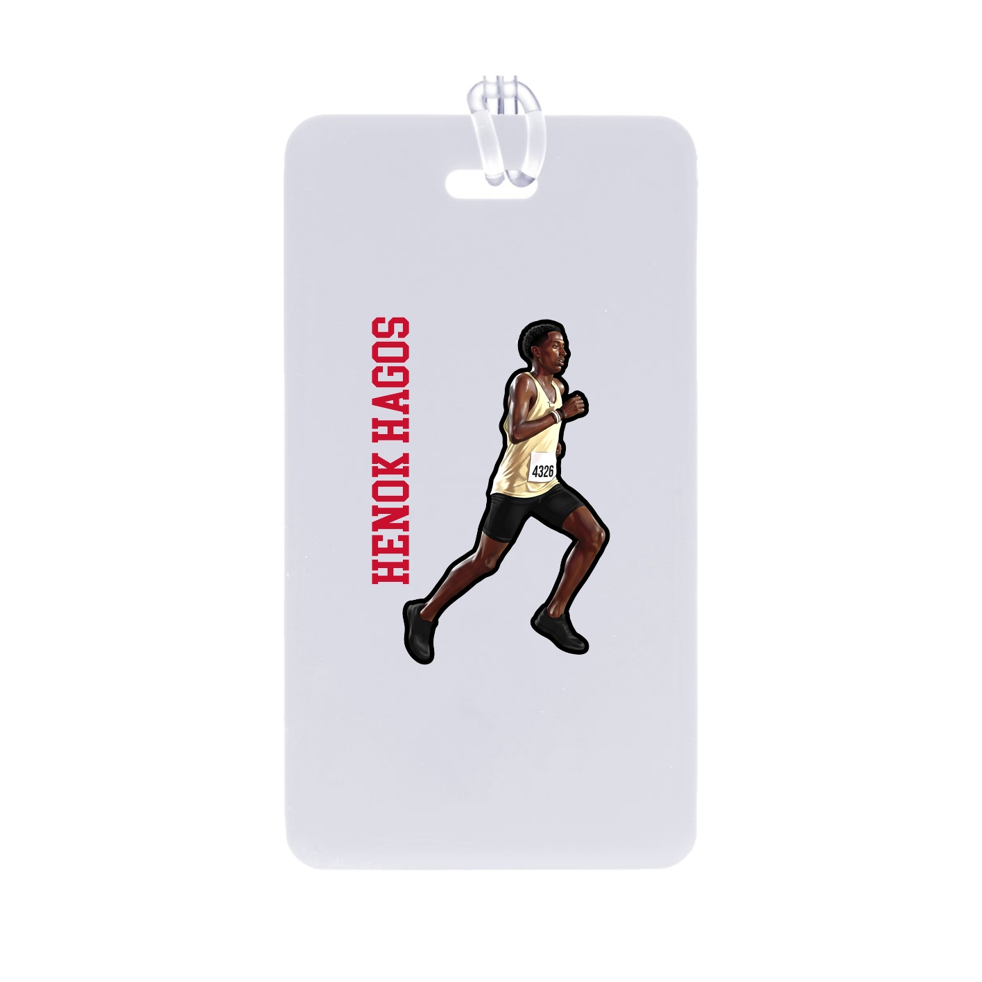 Bag Tag — Name Vertical in Classic