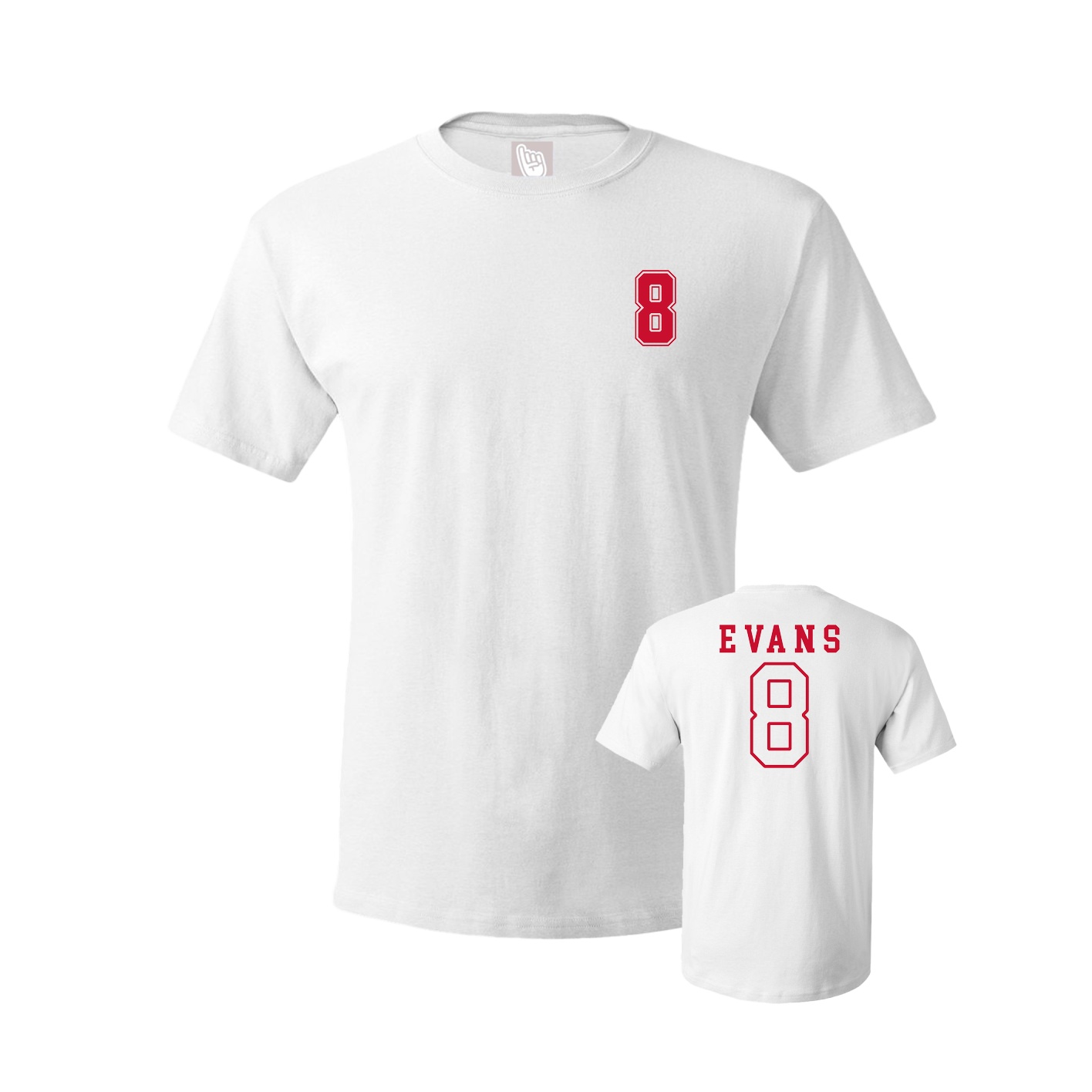 Tee — Chest Back in White