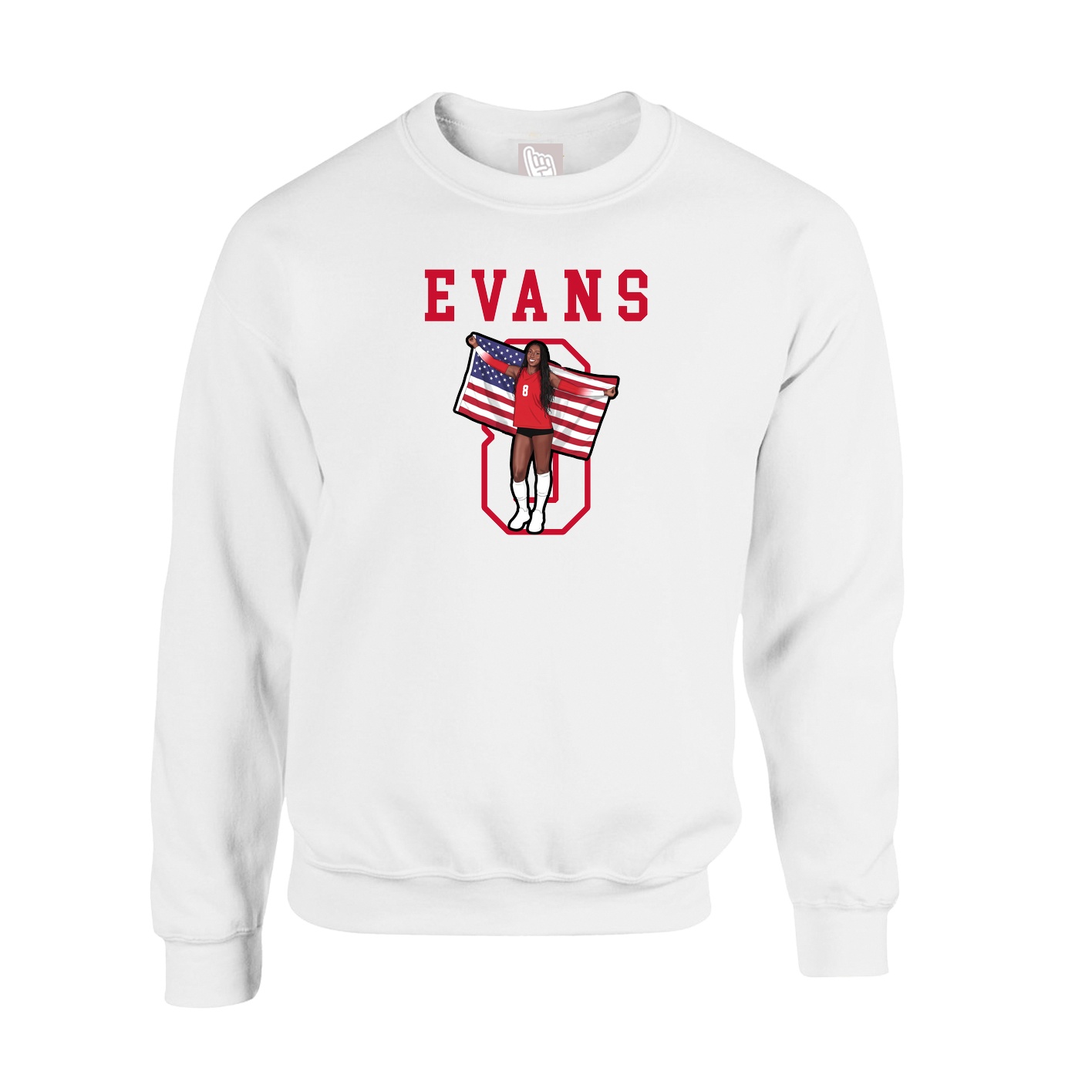 Fleece Crew — Shirsey in White