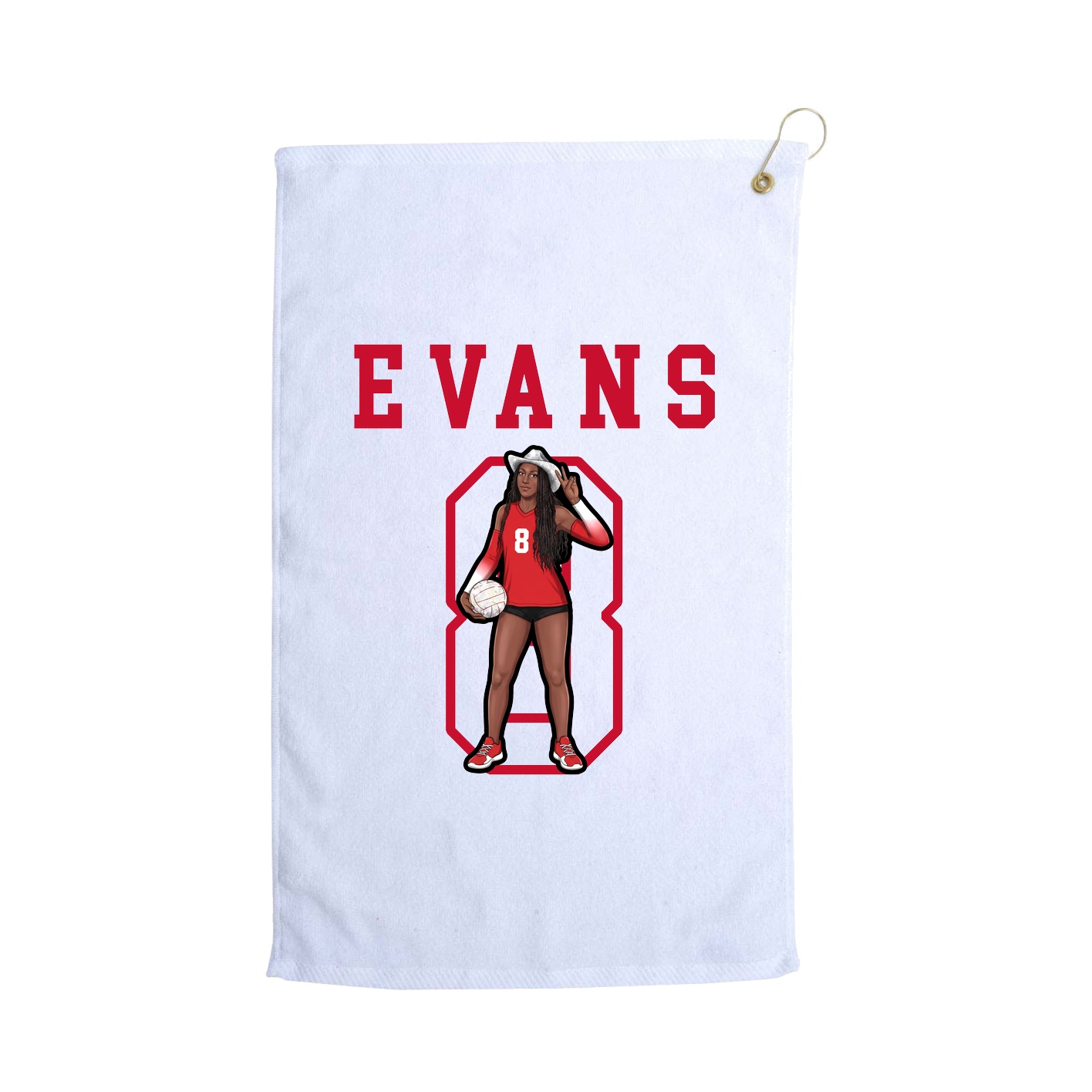Golf Towel — Shirsey in White