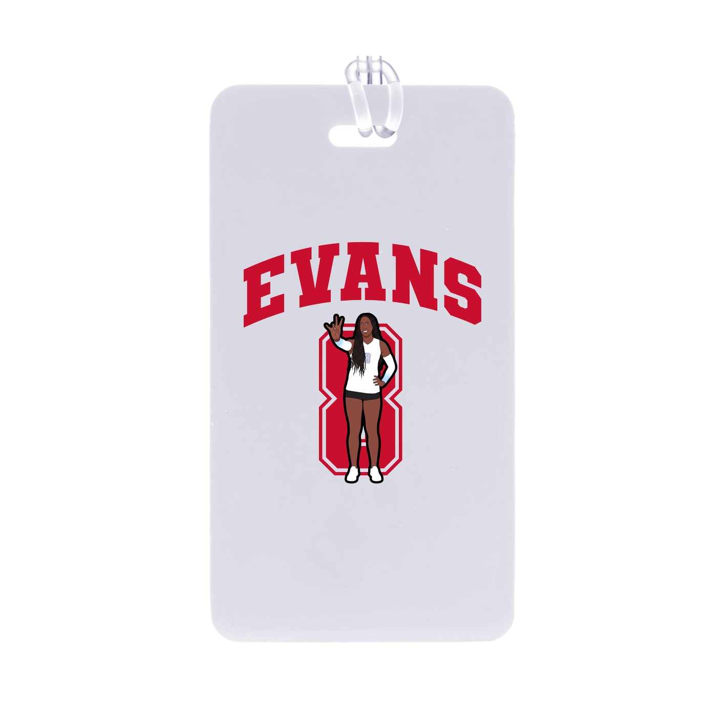 Bag Tag — Number in Classic