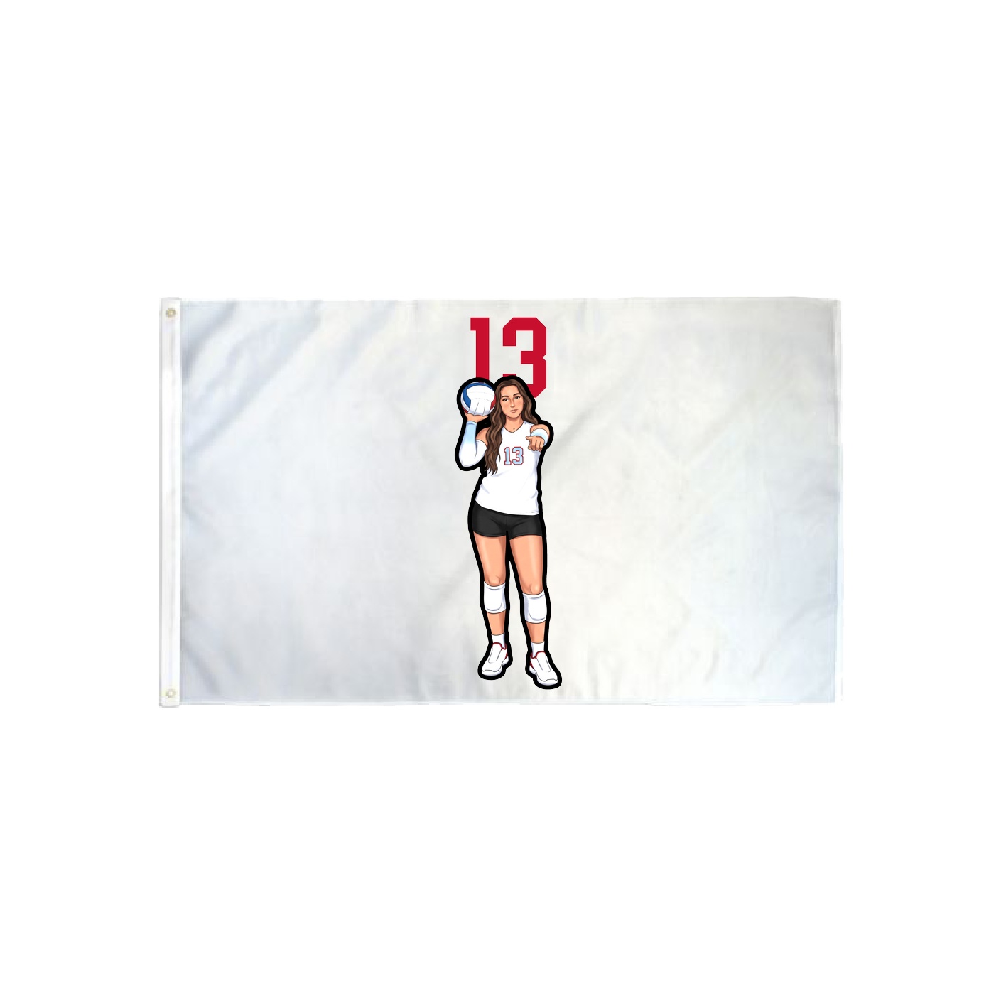 3x5 Flag — Number Top in Classic