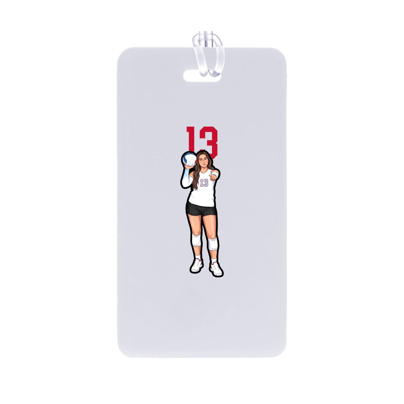 Bag Tag — Number Top in Classic