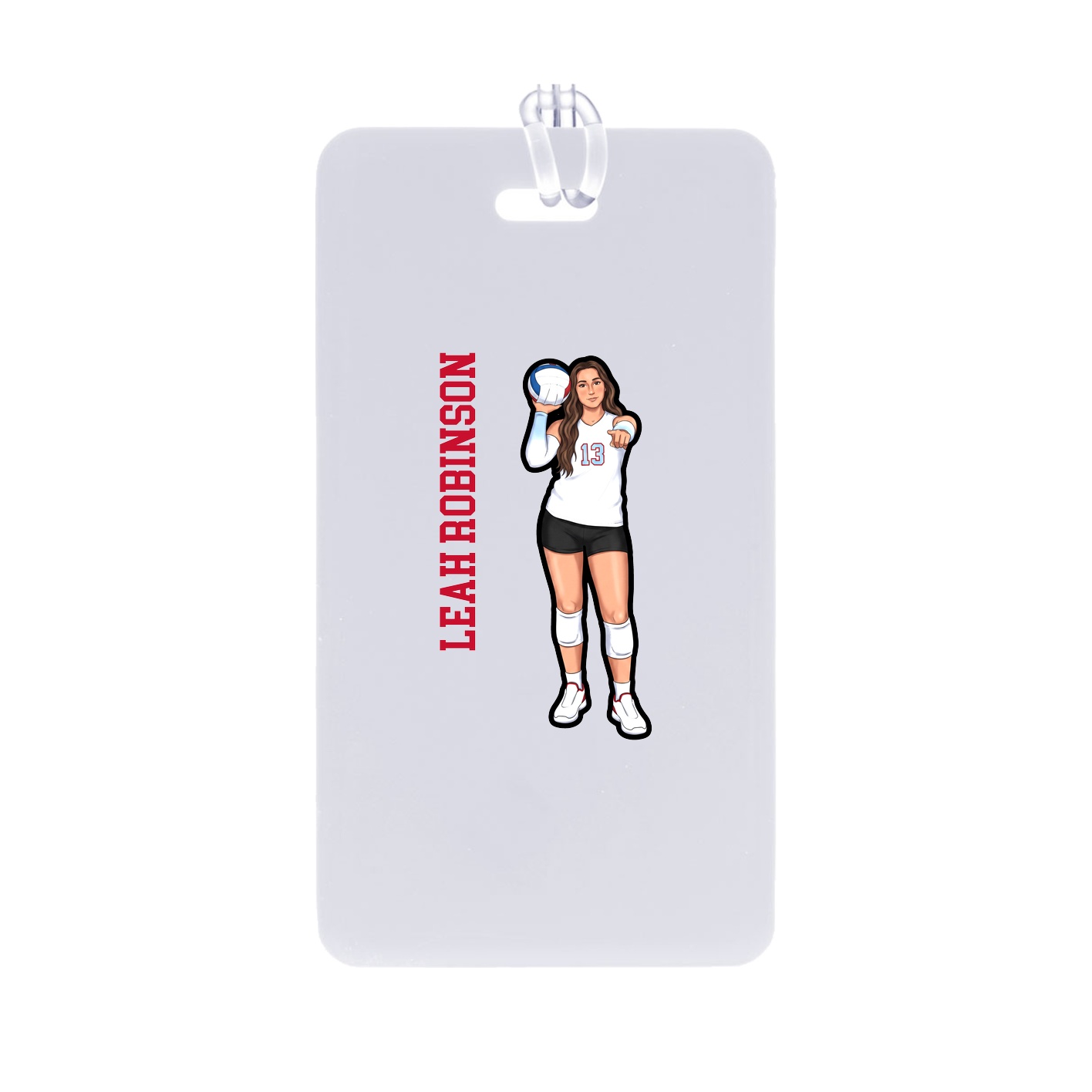 Bag Tag — Name Vertical in Classic