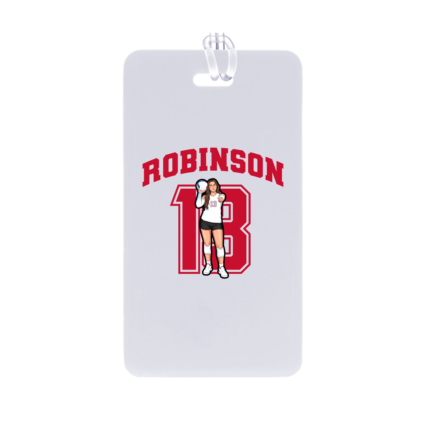 Bag Tag — Number in Classic