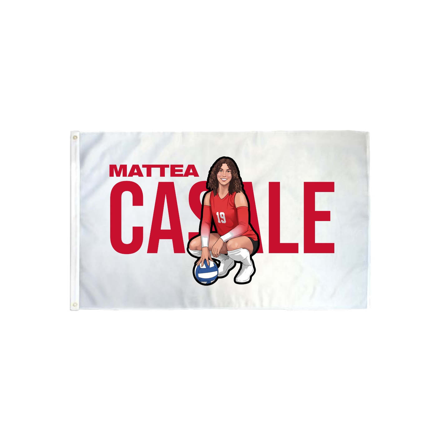 3x5 Flag — Player Name in Classic