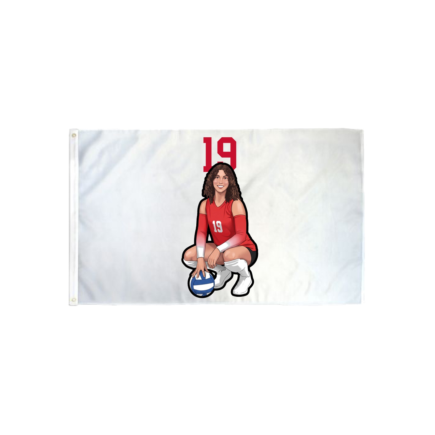 3x5 Flag — Number Top in Classic