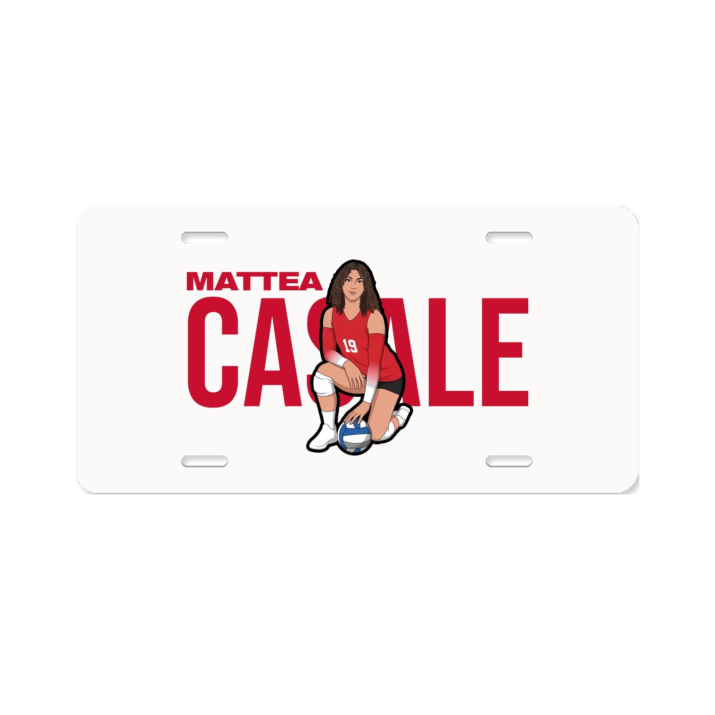 License Plate — Player Name in Classic