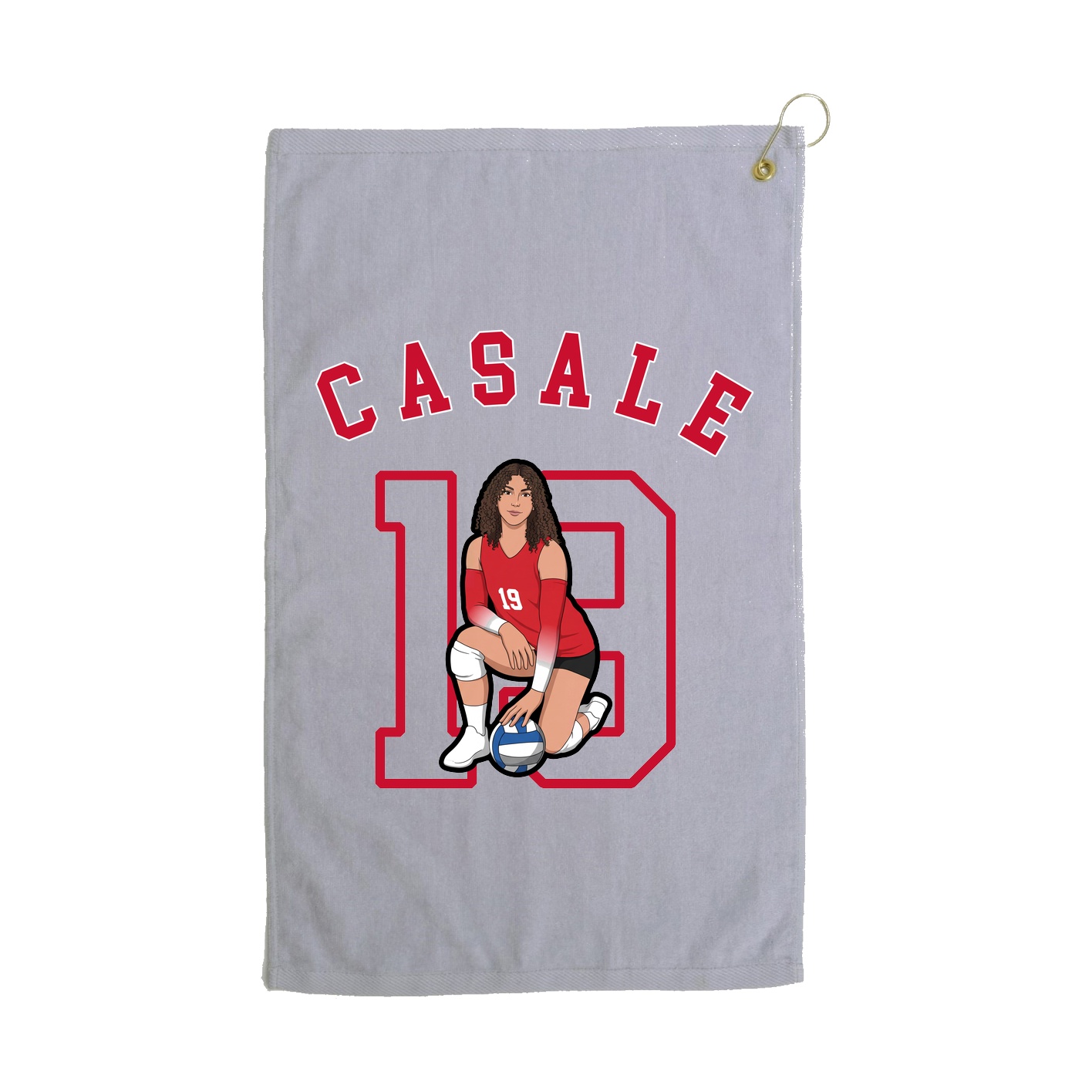 Golf Towel — Shirsey Arch in Grey