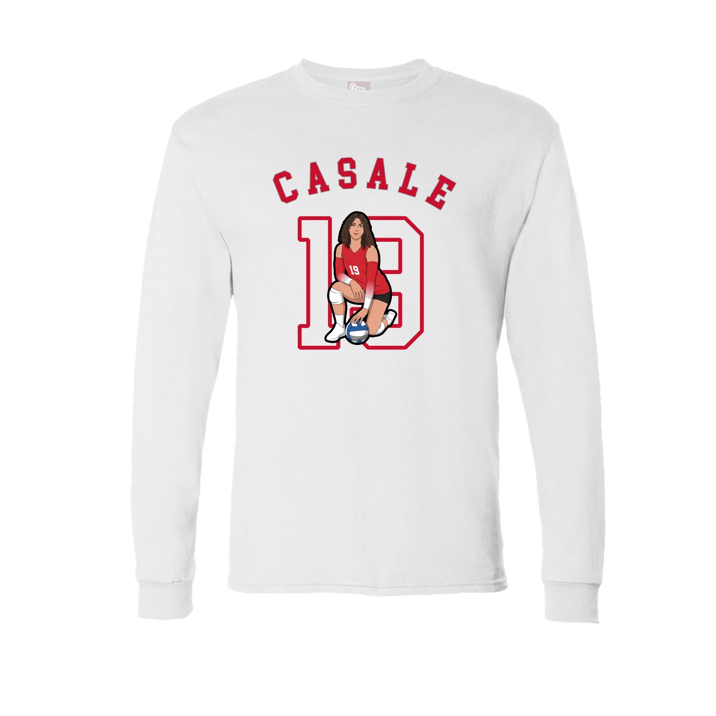 Long Sleeve Tee — Shirsey Arch in White