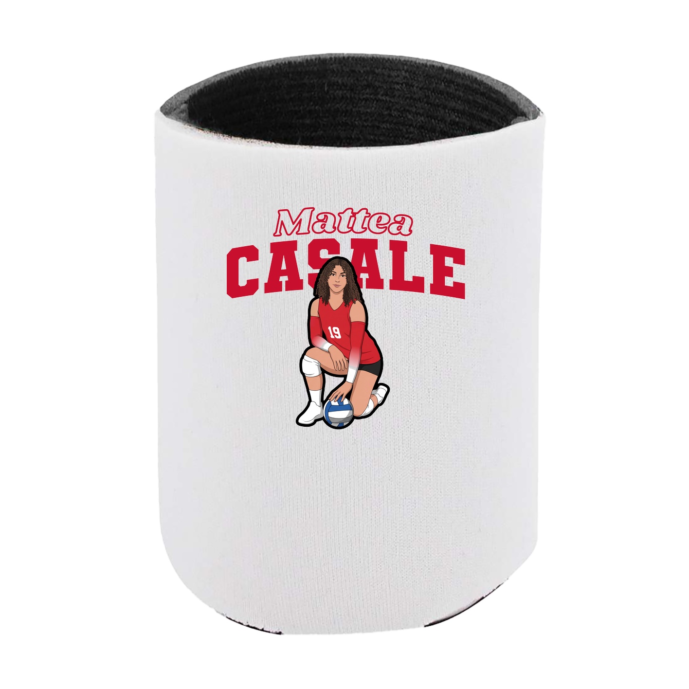 Can Holder — Name Arch in White