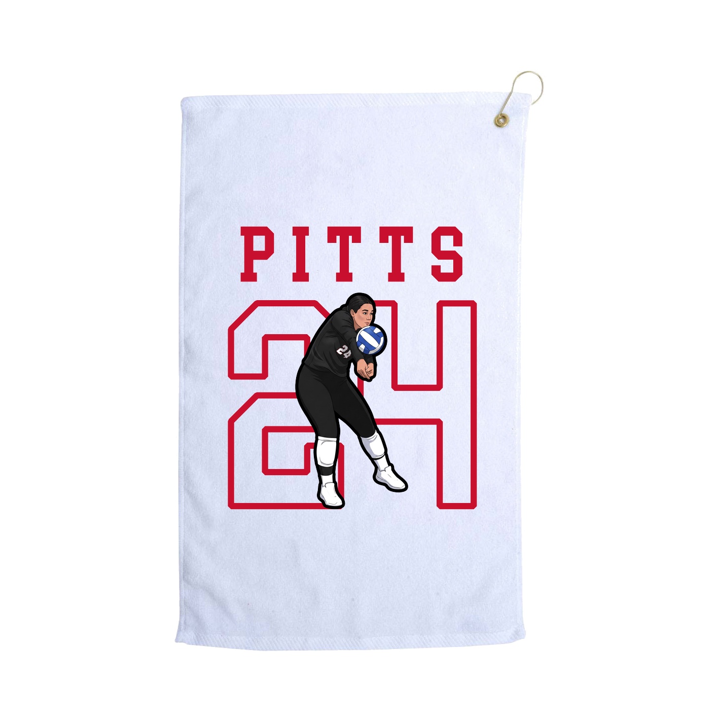 Golf Towel — Shirsey in White