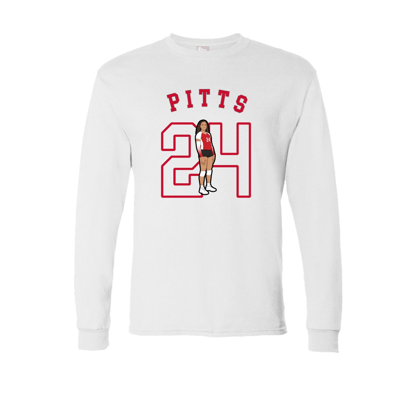 Long Sleeve Tee — Shirsey Arch in White