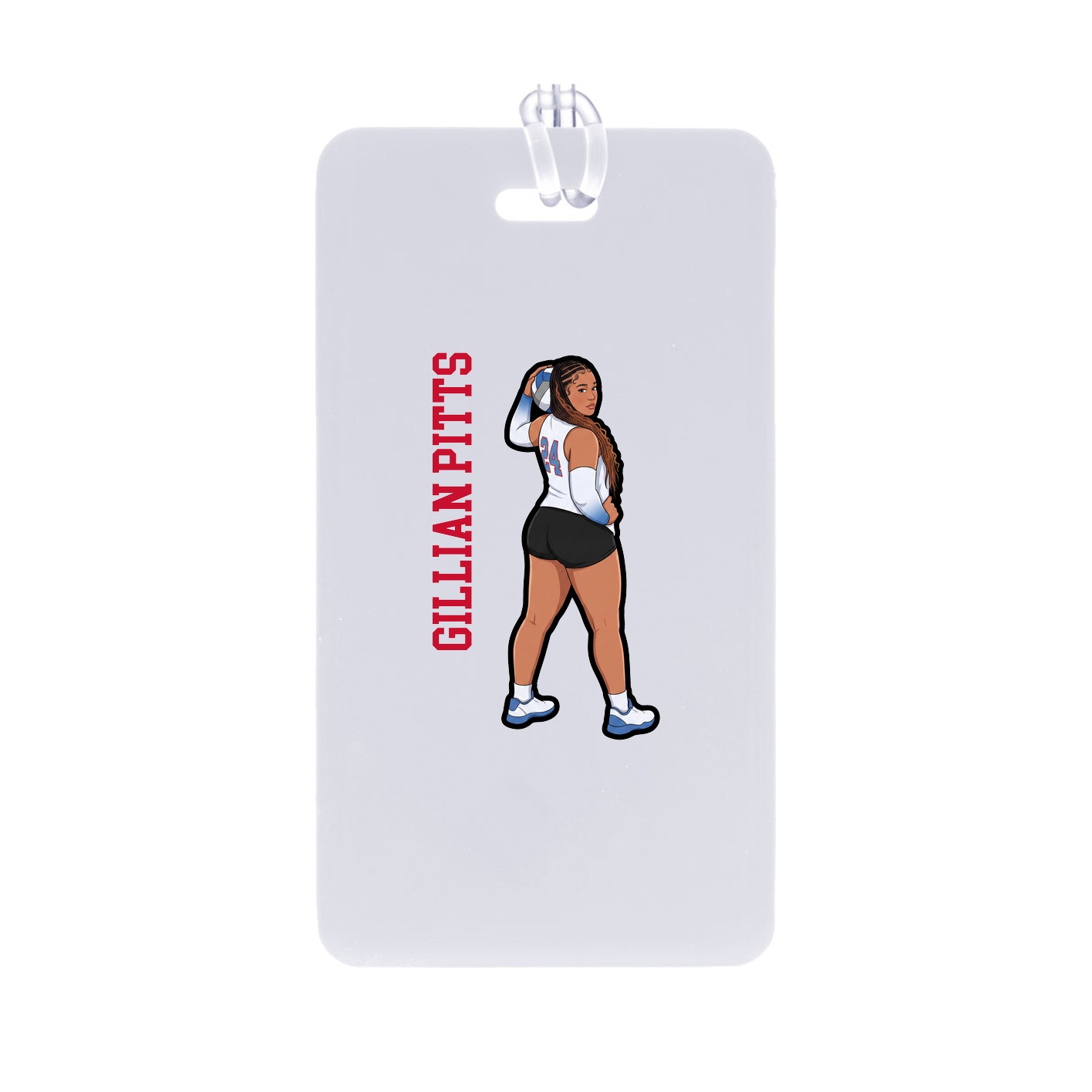 Bag Tag — Name Vertical in Classic