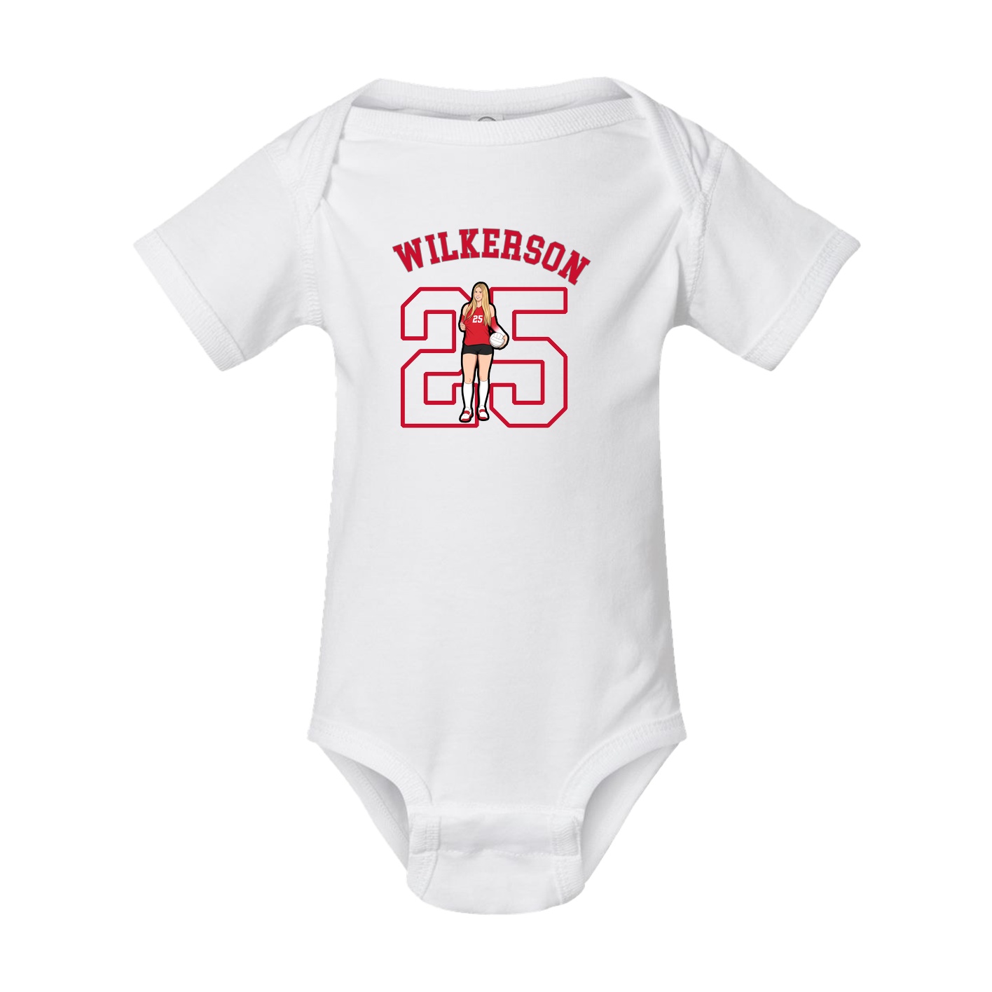 Baby Onesie — Shirsey Arch in White