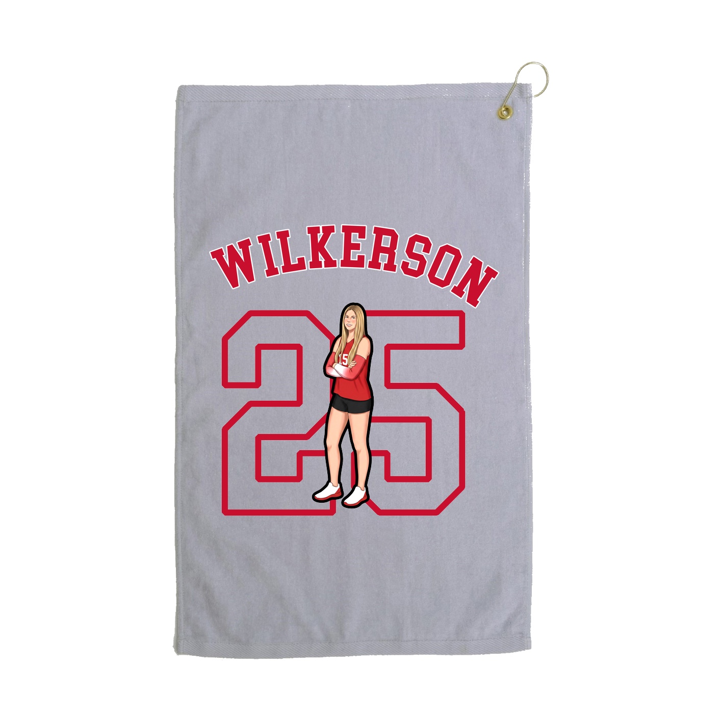 Golf Towel — Shirsey Arch in Grey