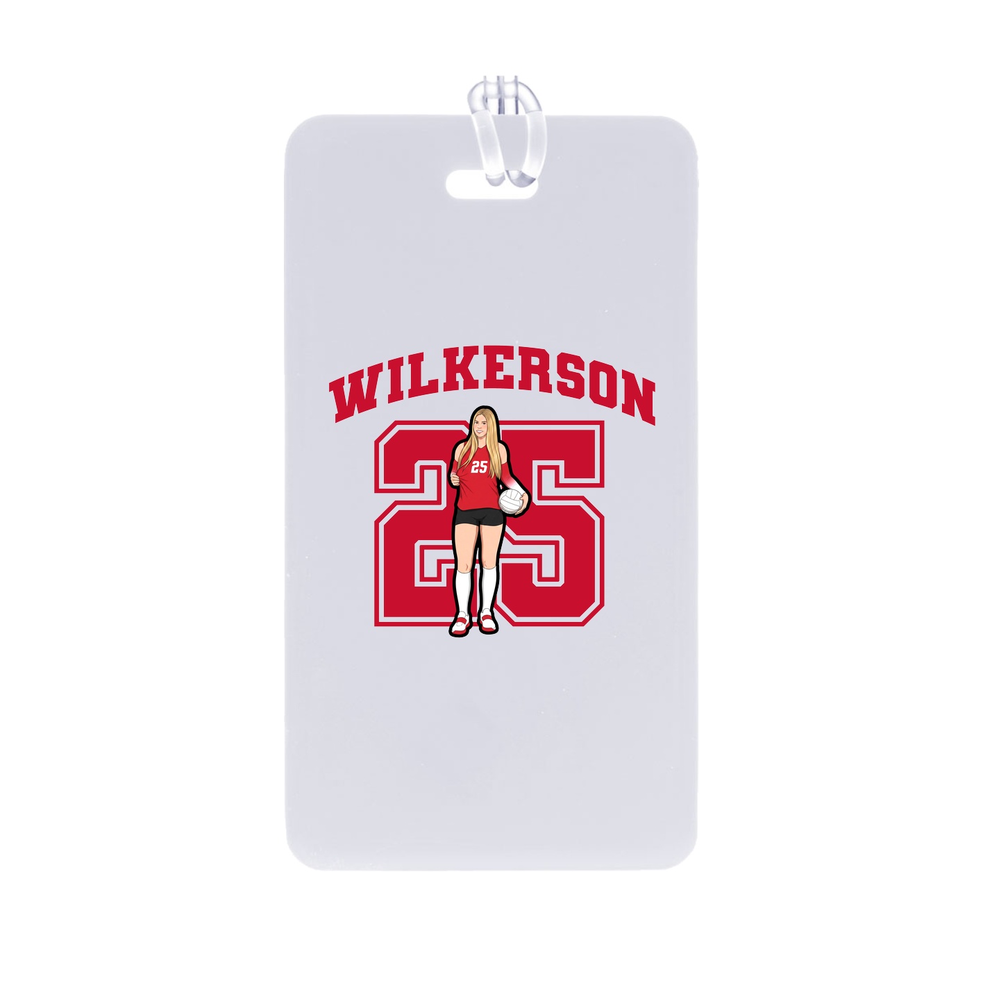 Bag Tag — Number in Classic