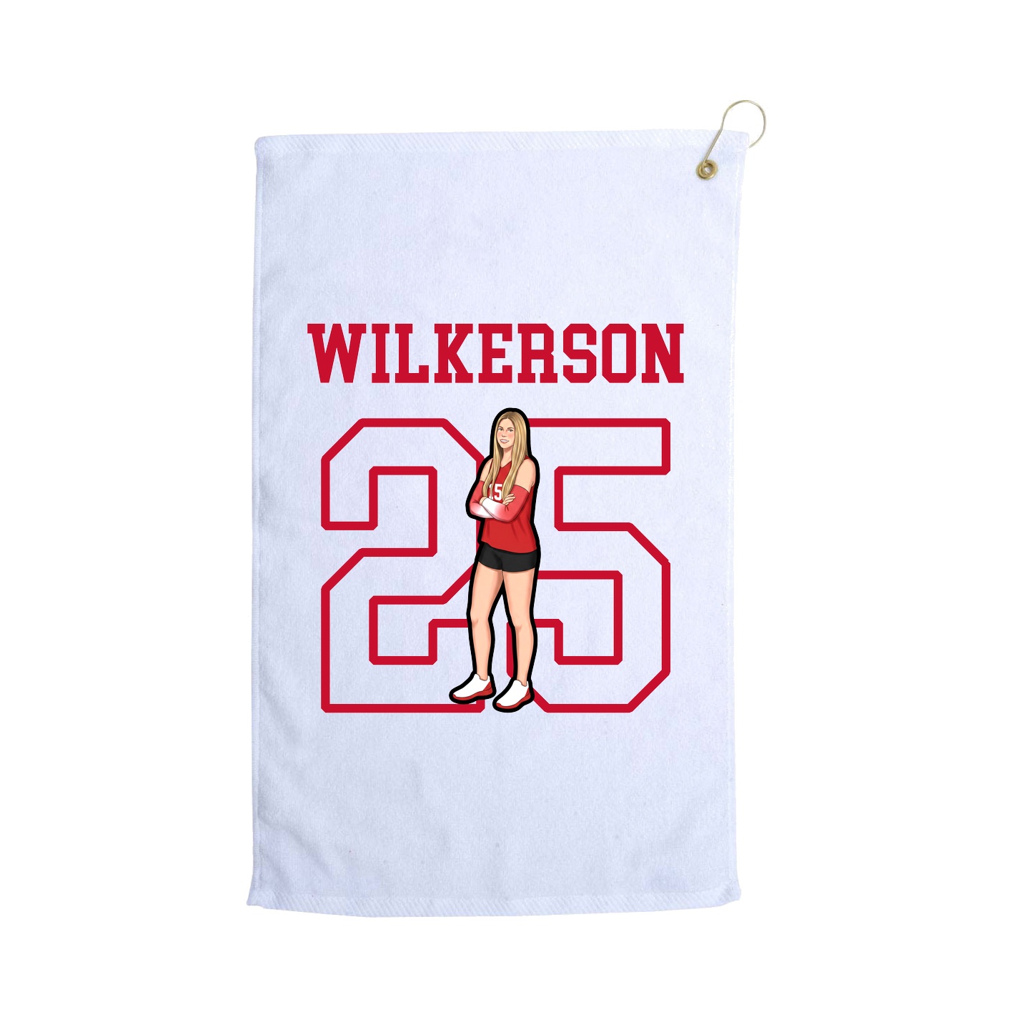 Golf Towel — Shirsey in White