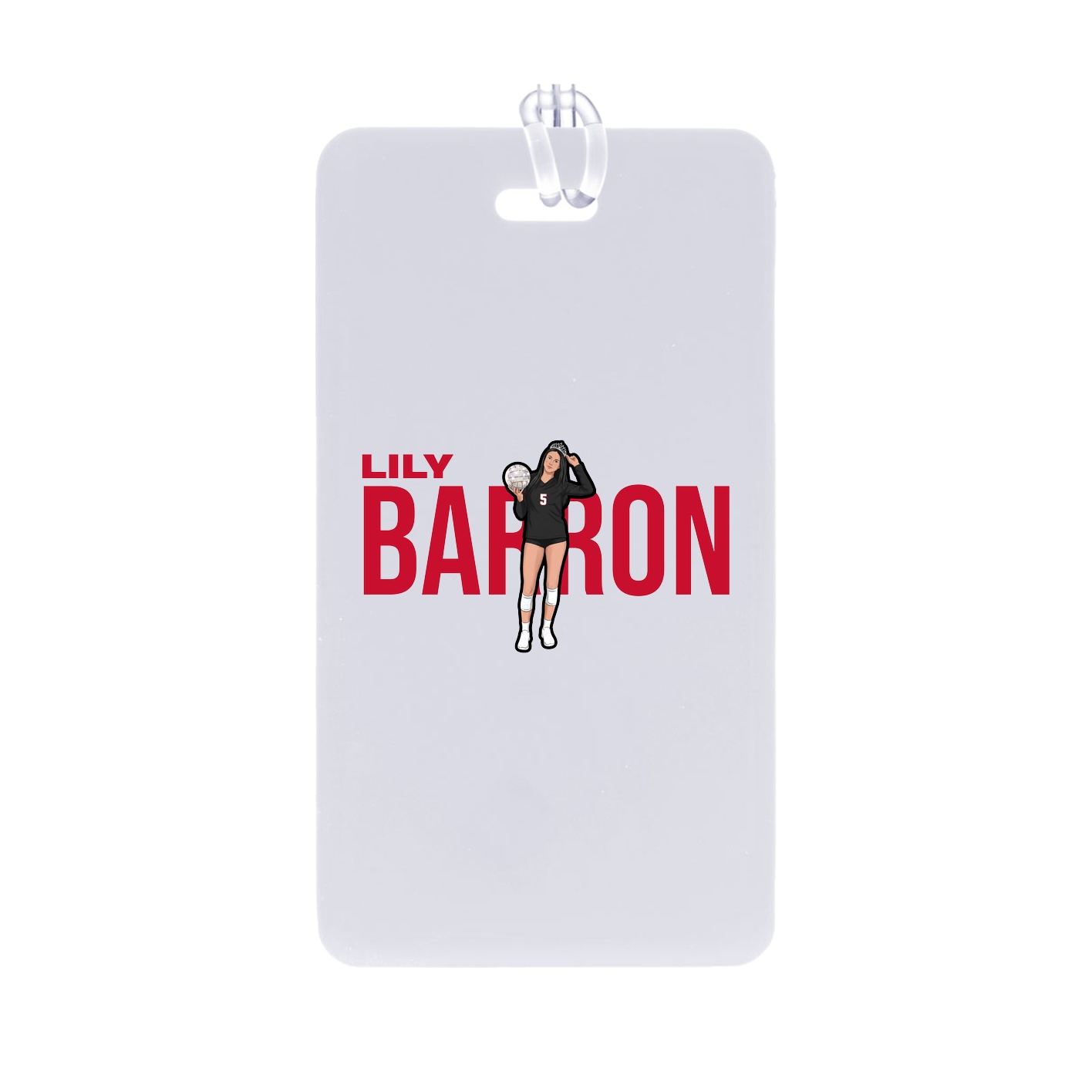 Bag Tag — Player Name in Classic